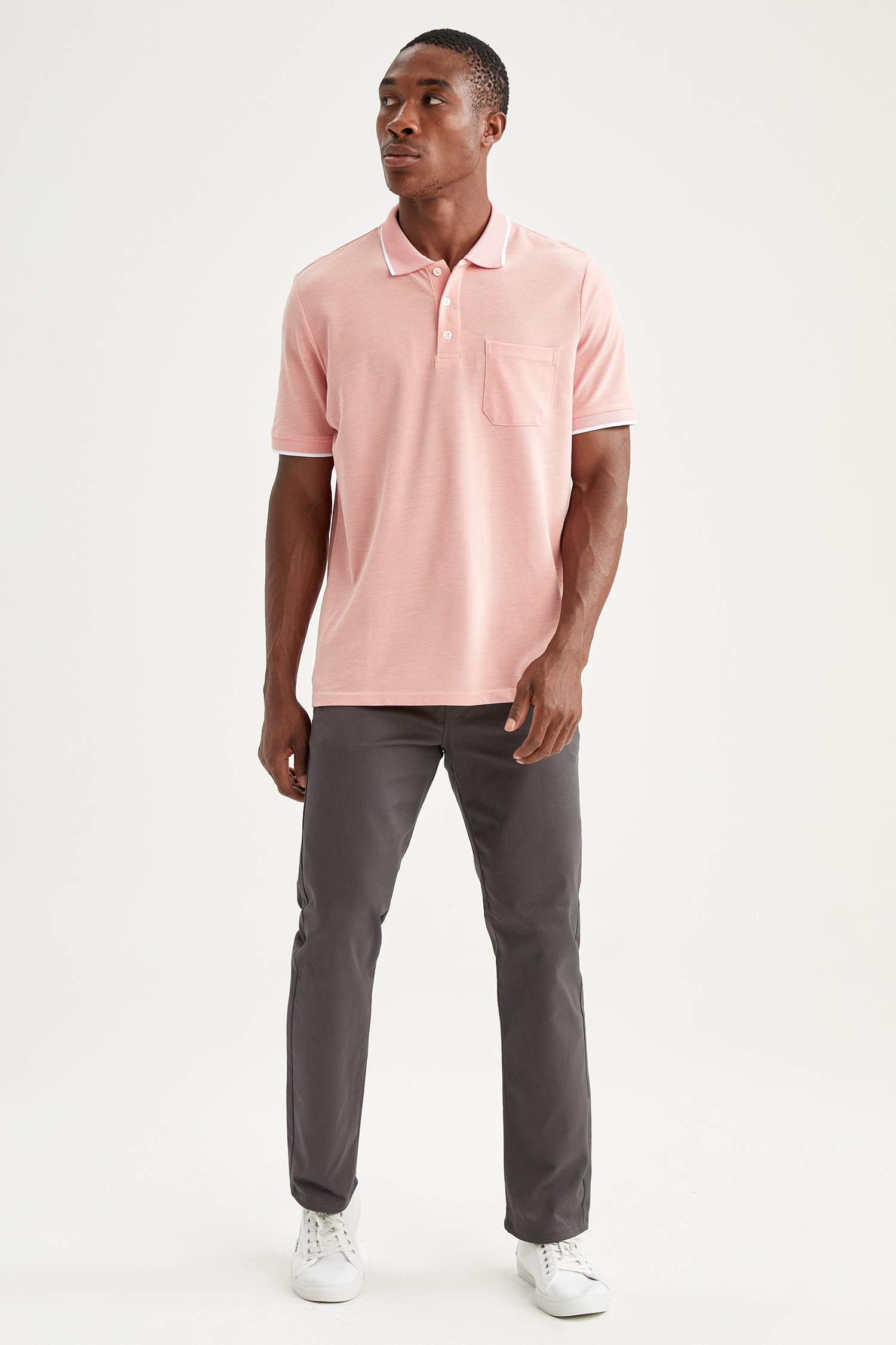 Regular Fit Basic Chino Pantolon