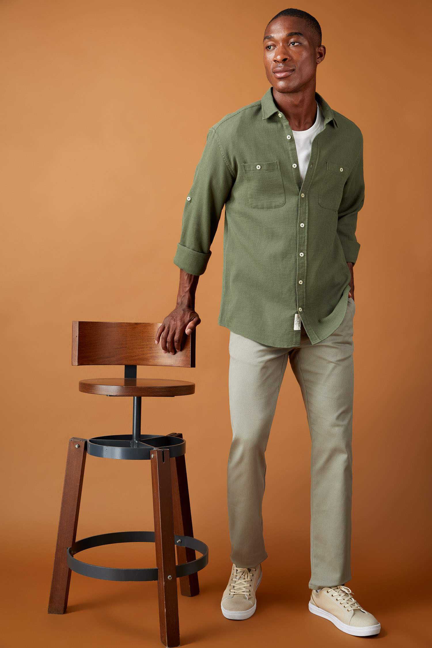 Regular Fit Basic Chino Pantolon