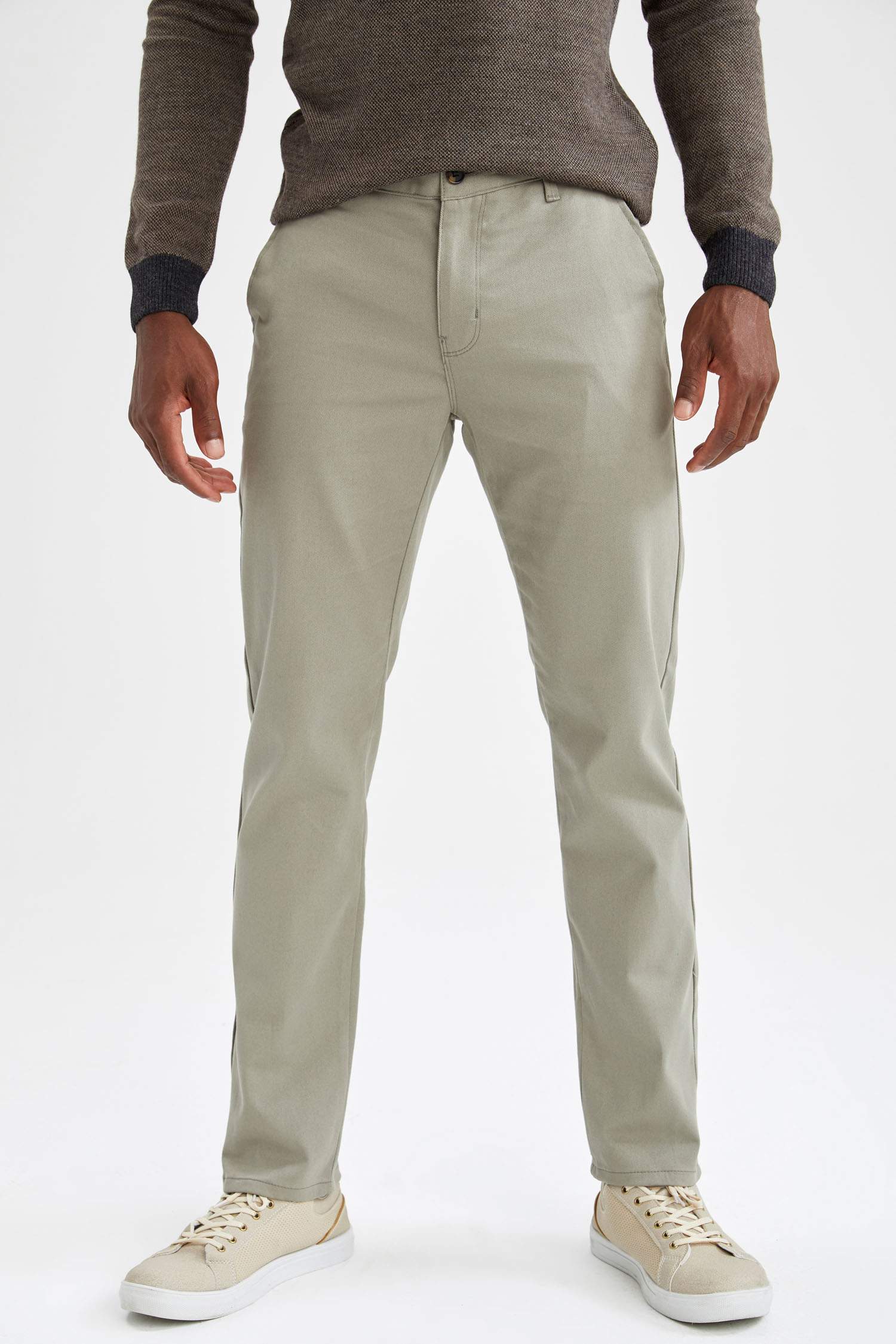 Regular Fit Basic Chino Pantolon