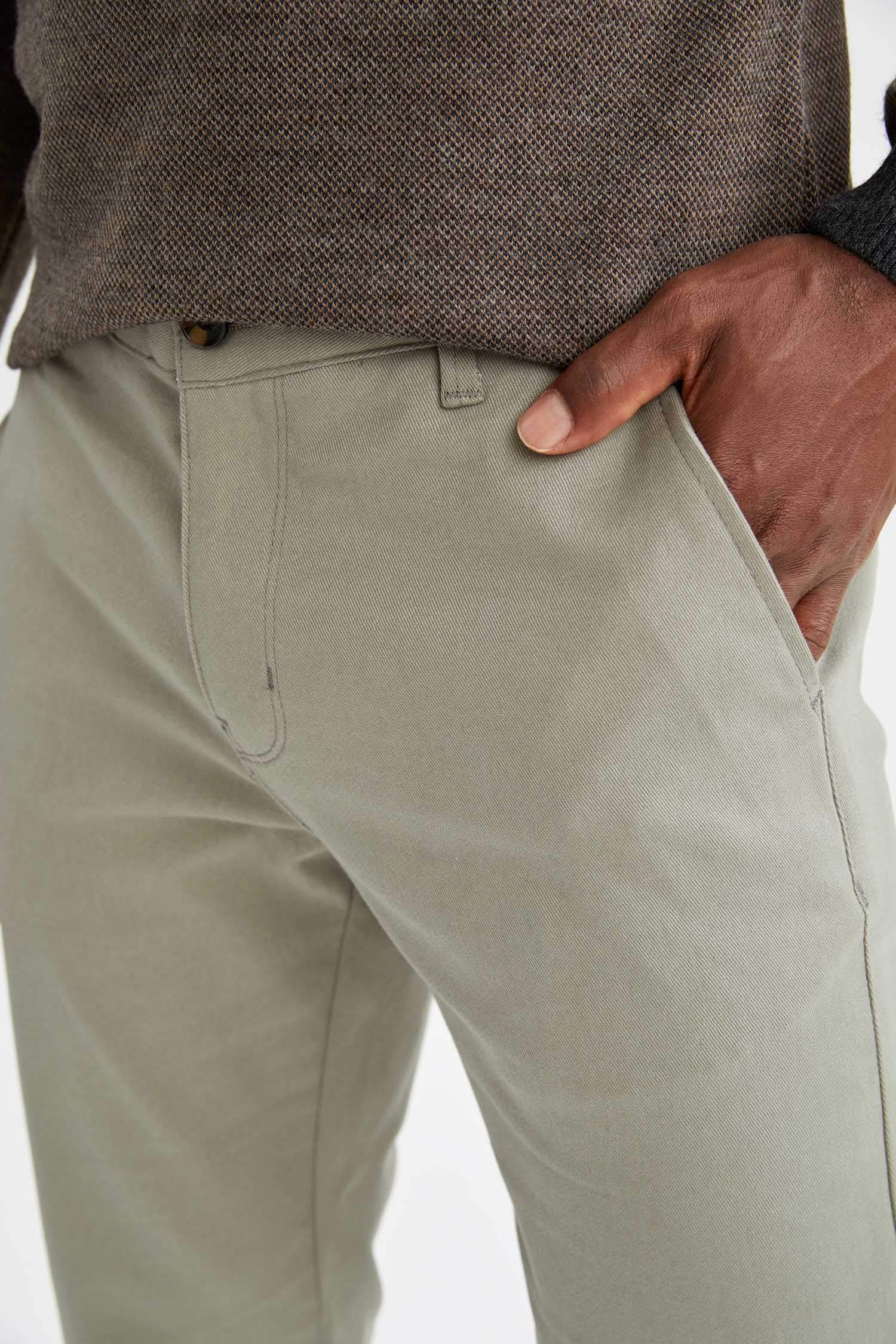 Regular Fit Basic Chino Pantolon