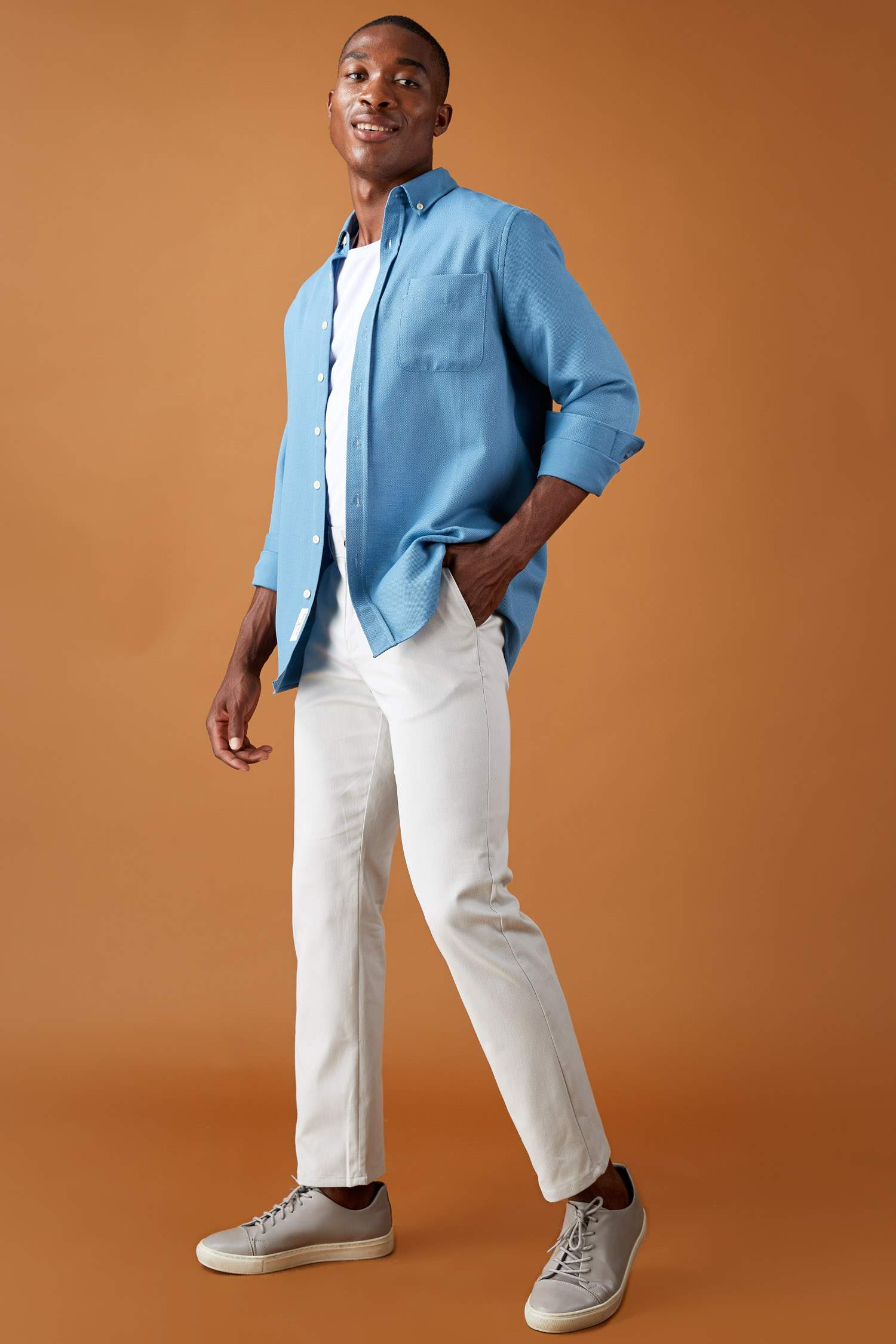 Regular Fit Basic Chino Pantolon