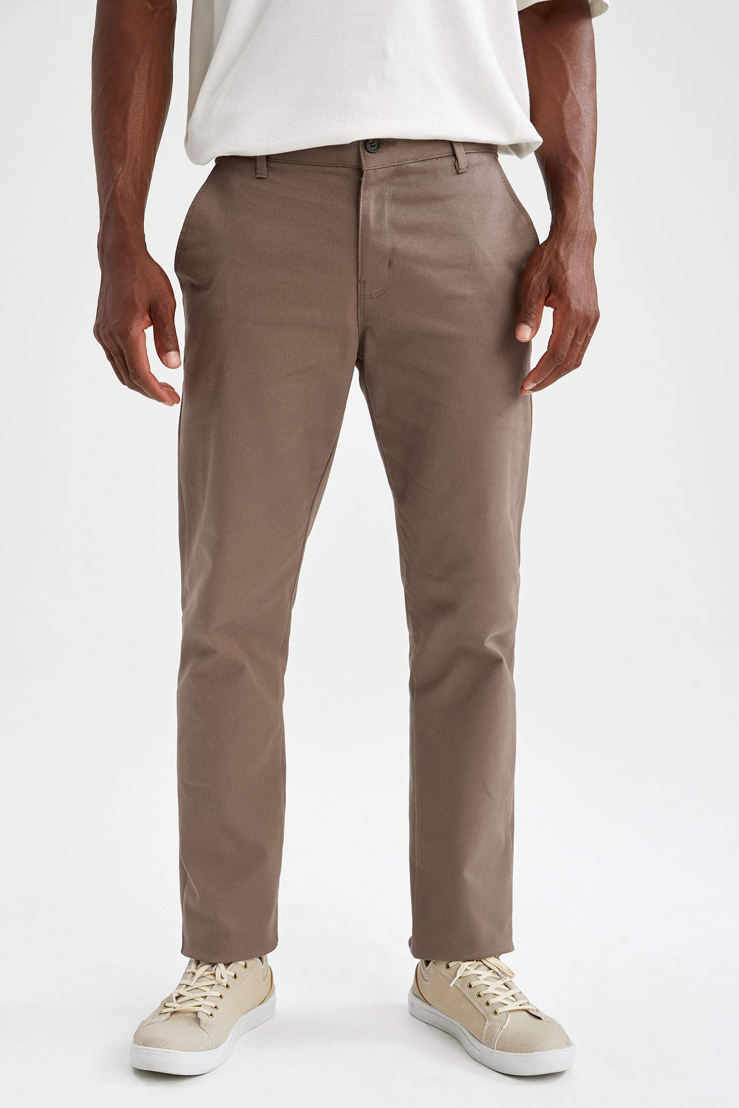 Regular Fit Basic Chino Pantolon
