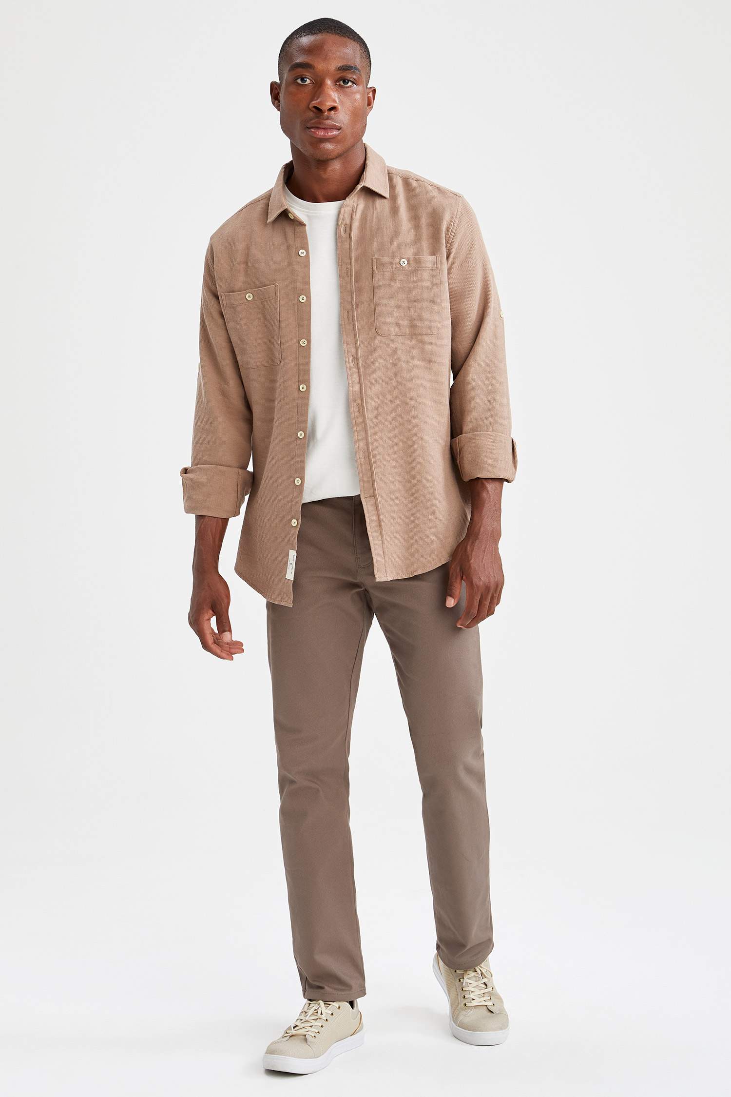 Regular Fit Basic Chino Pantolon