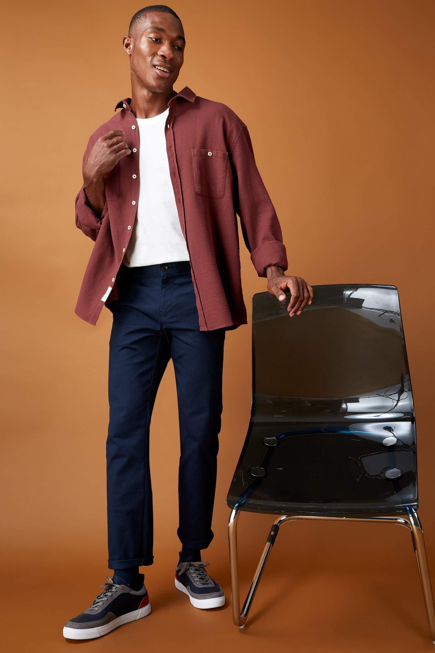Regular Fit Basic Chino Pantolon
