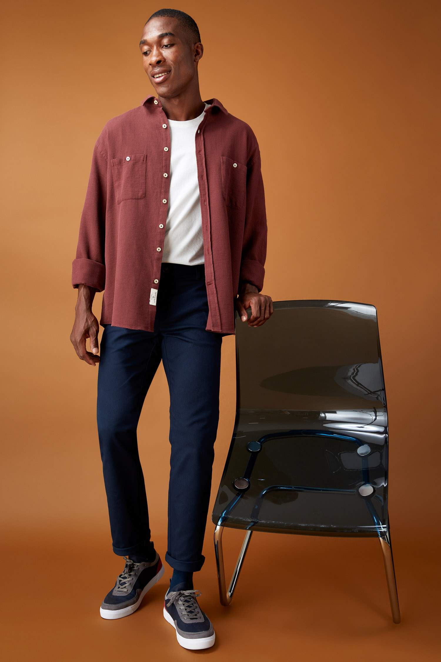 Regular Fit Basic Chino Pantolon