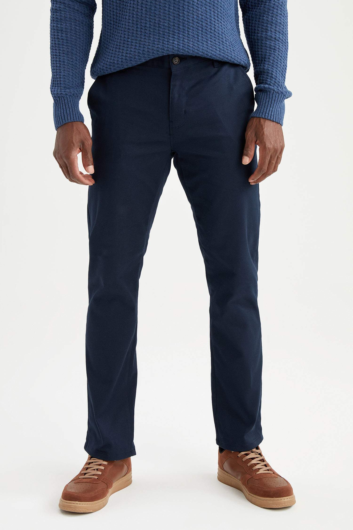 Regular Fit Basic Chino Pantolon