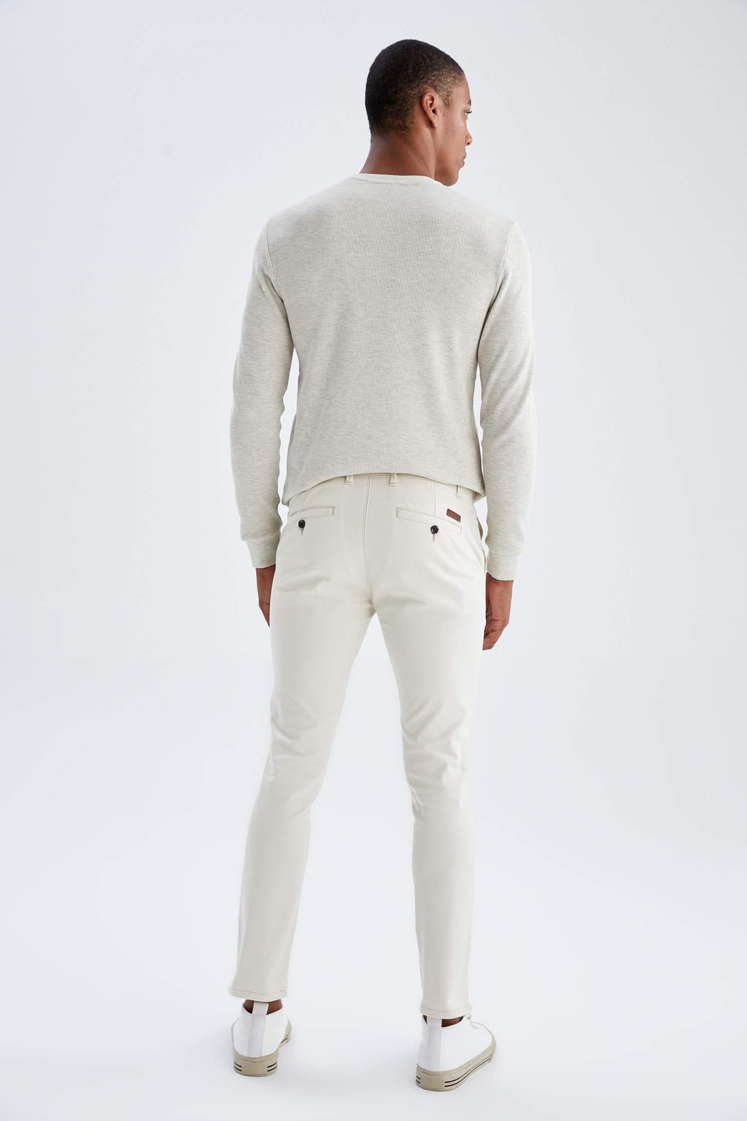 Slim Fit Basic Chino Pantolon