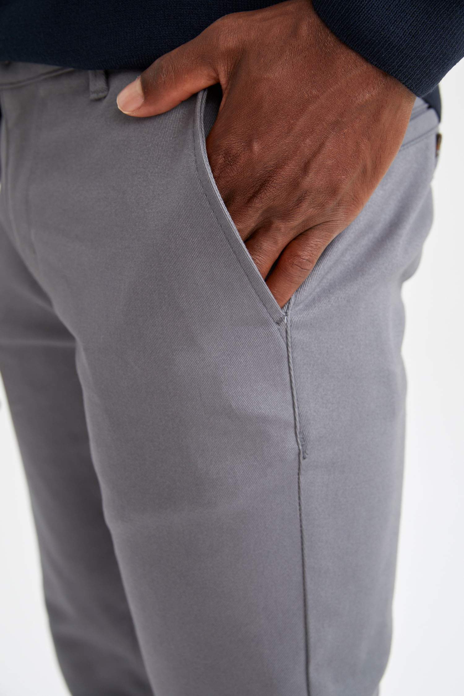 Slim Fit Basic Chino Pantolon