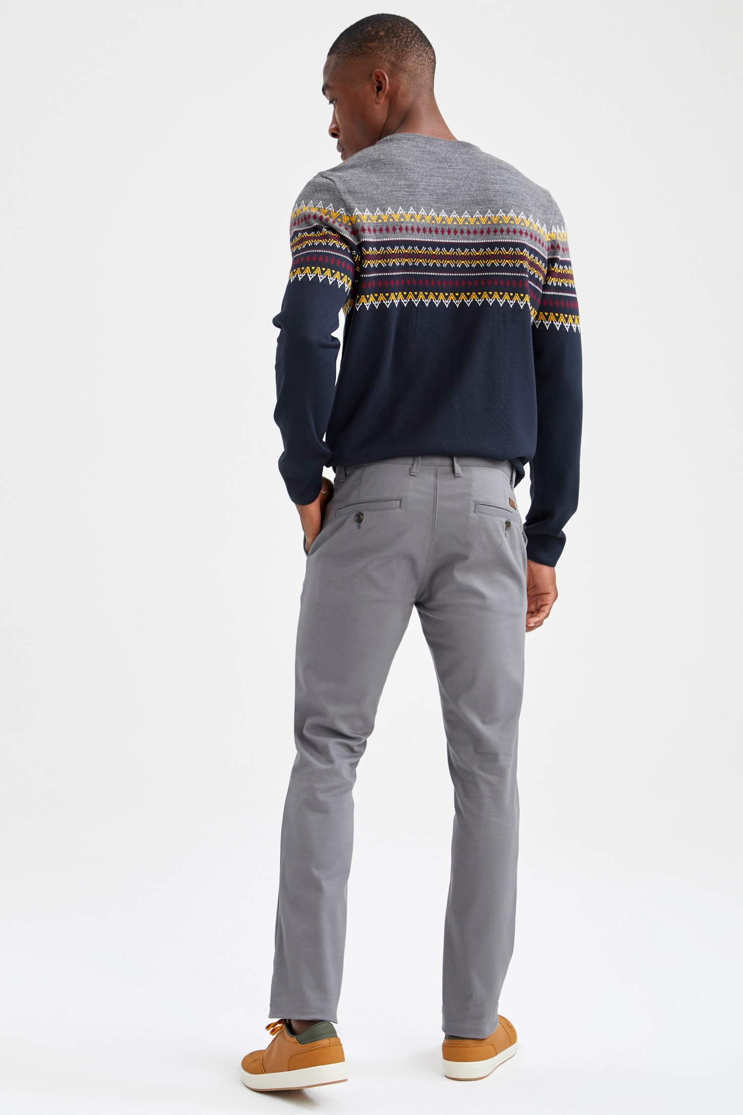 Slim Fit Basic Chino Pantolon
