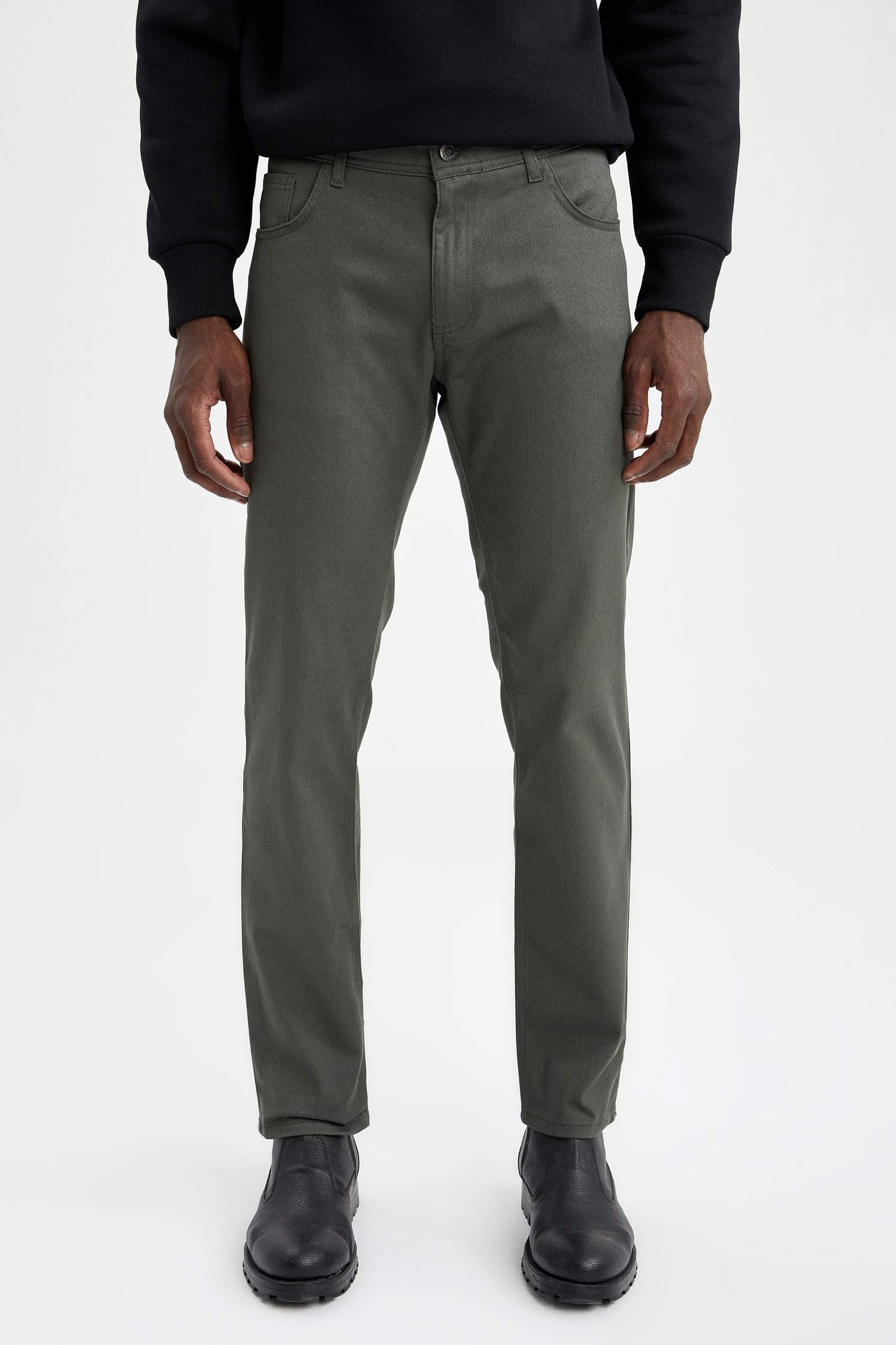 Regular Fit Basic Chino Pantolon