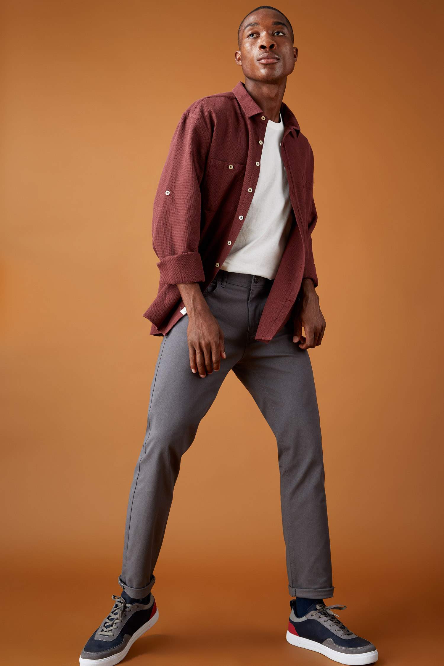 Regular Fit Basic Chino Pantolon