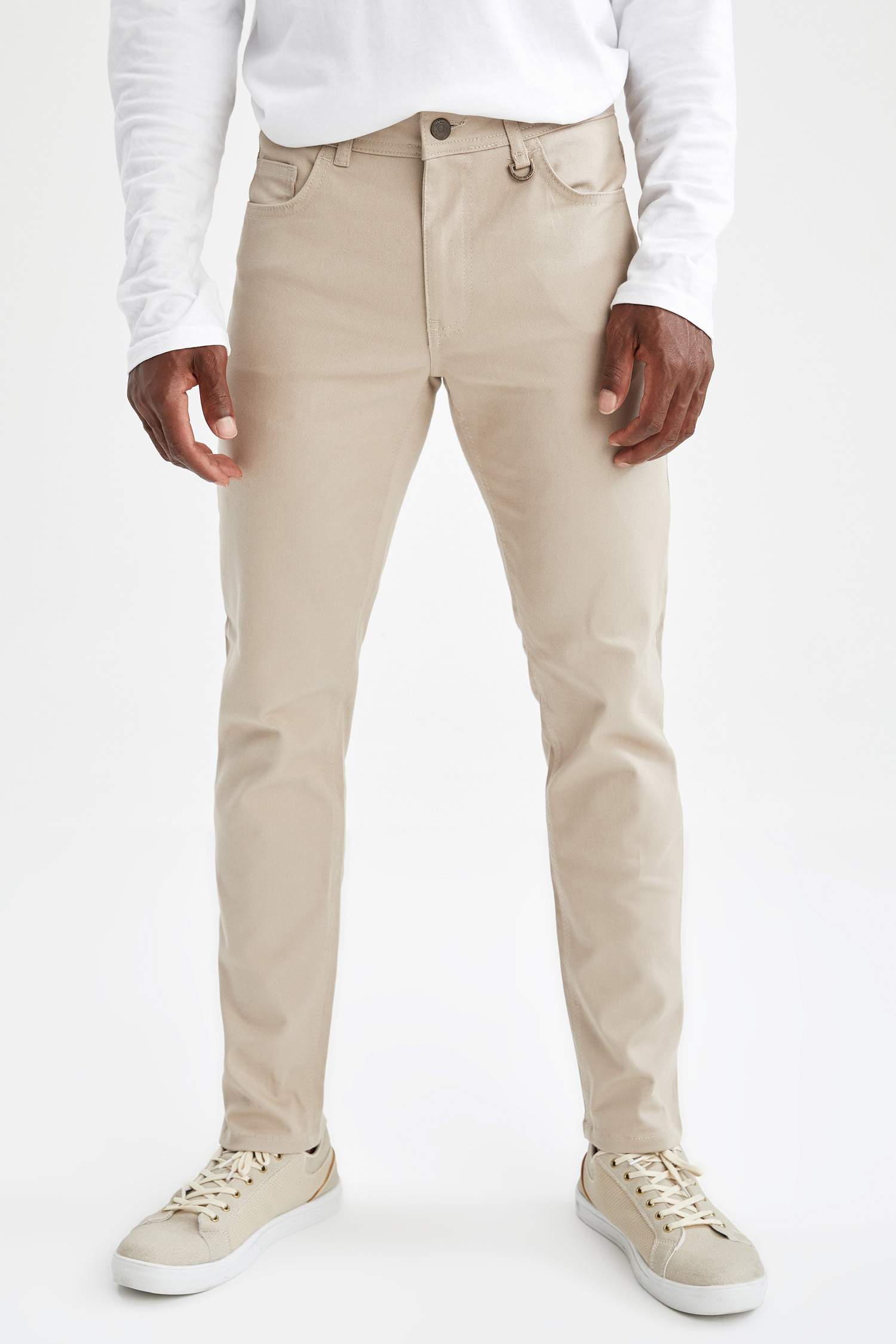 Ekstra Slim Fit Basic Chino Pantolon