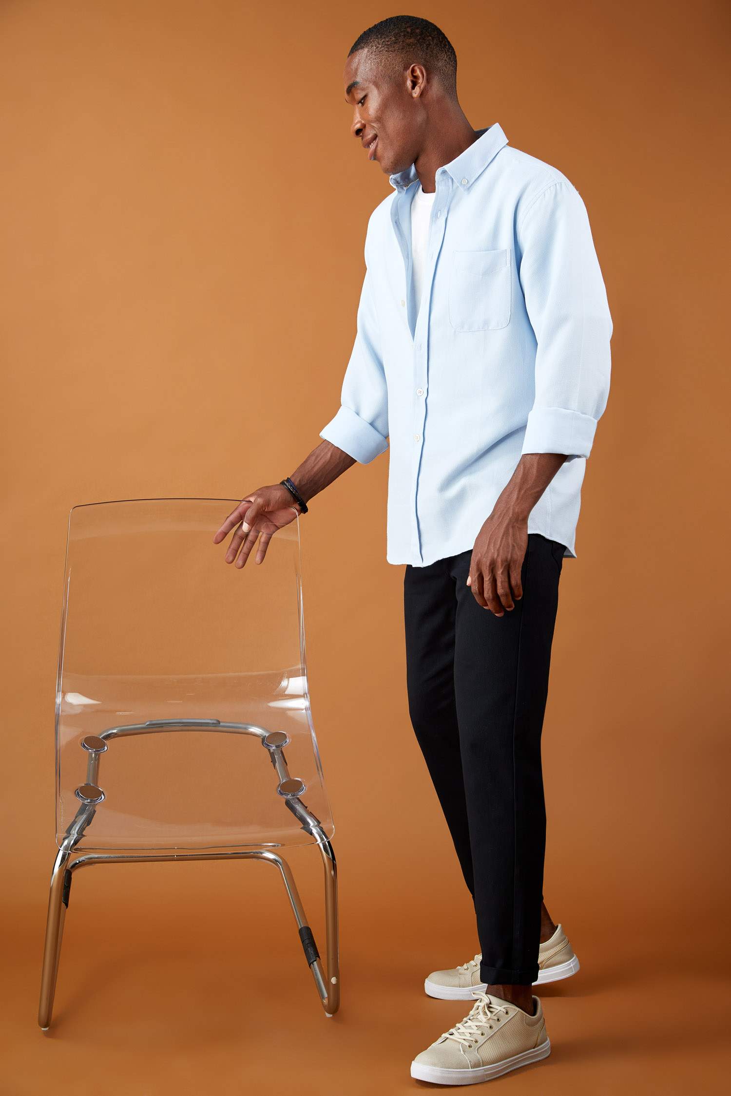 Ekstra Slim Fit Basic Chino Pantolon