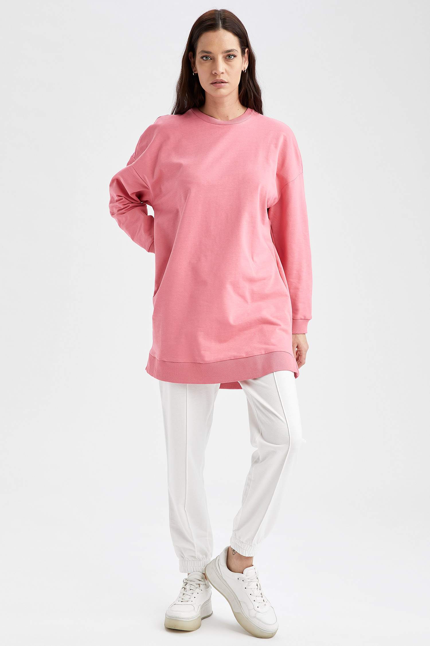 Oversize Fit Sweat Tunik