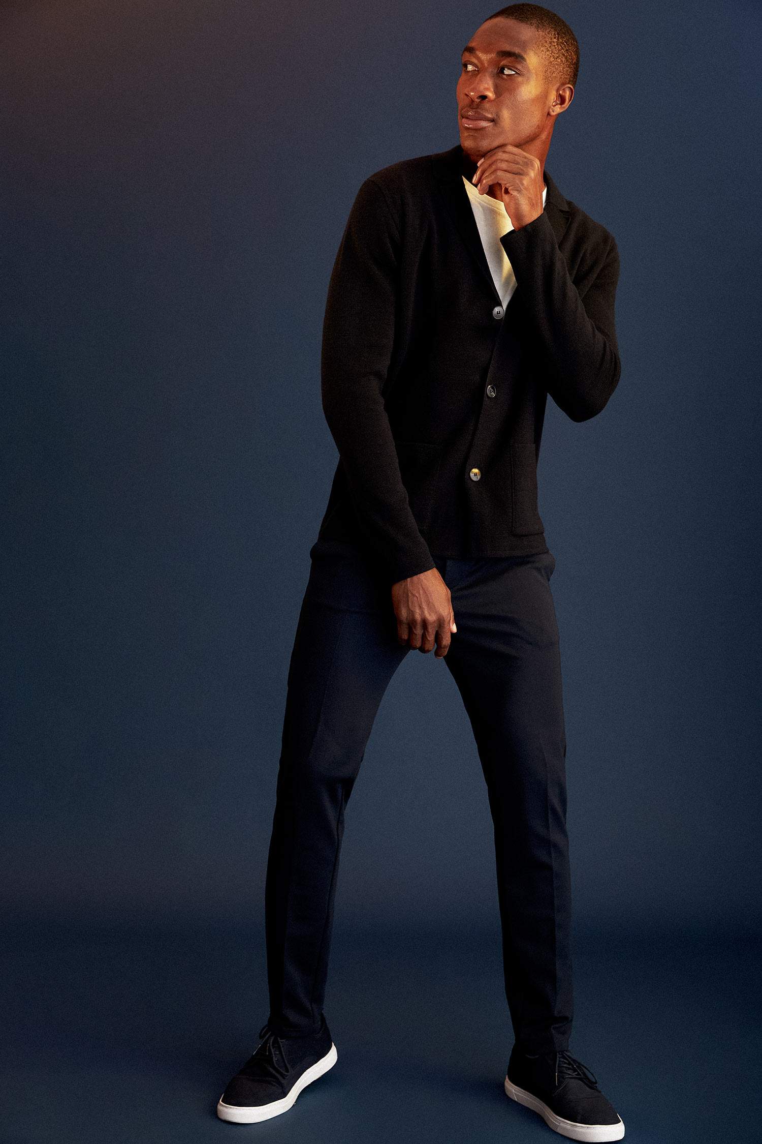 Slim Fit Düğmeli Triko Hırka