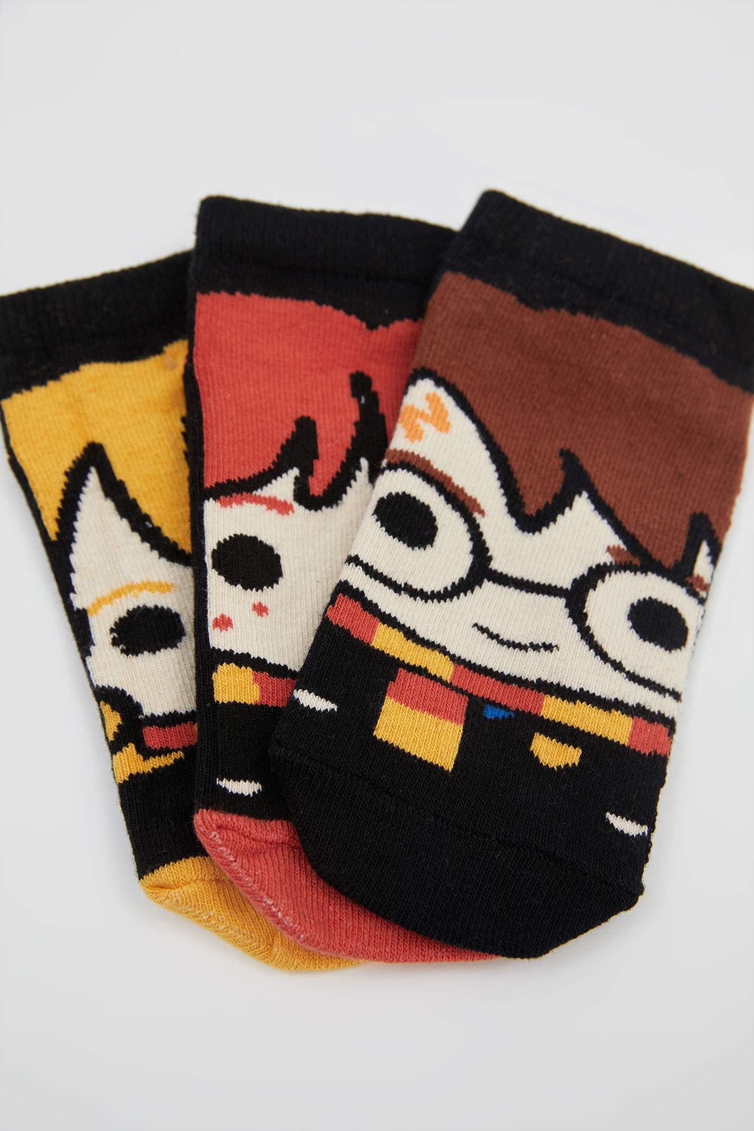 Erkek Çocuk Harry Potter Lisanslı 3'lü Patik Çorap