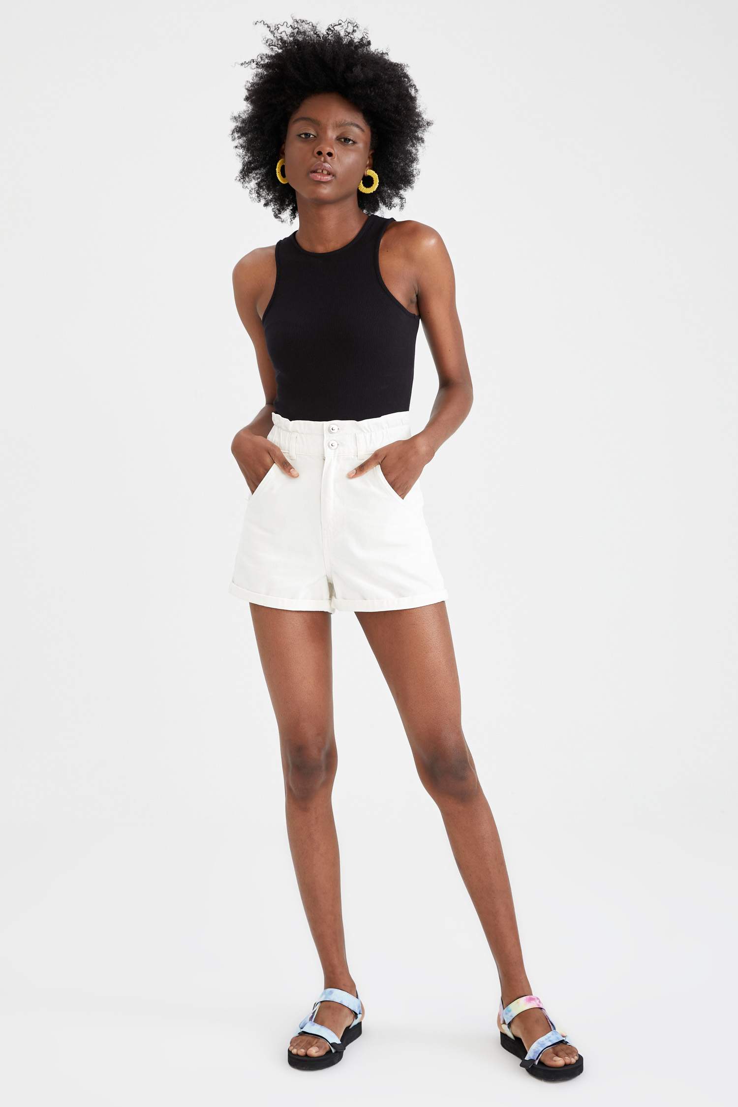 Halter Yaka Slim Fit Bodysuit