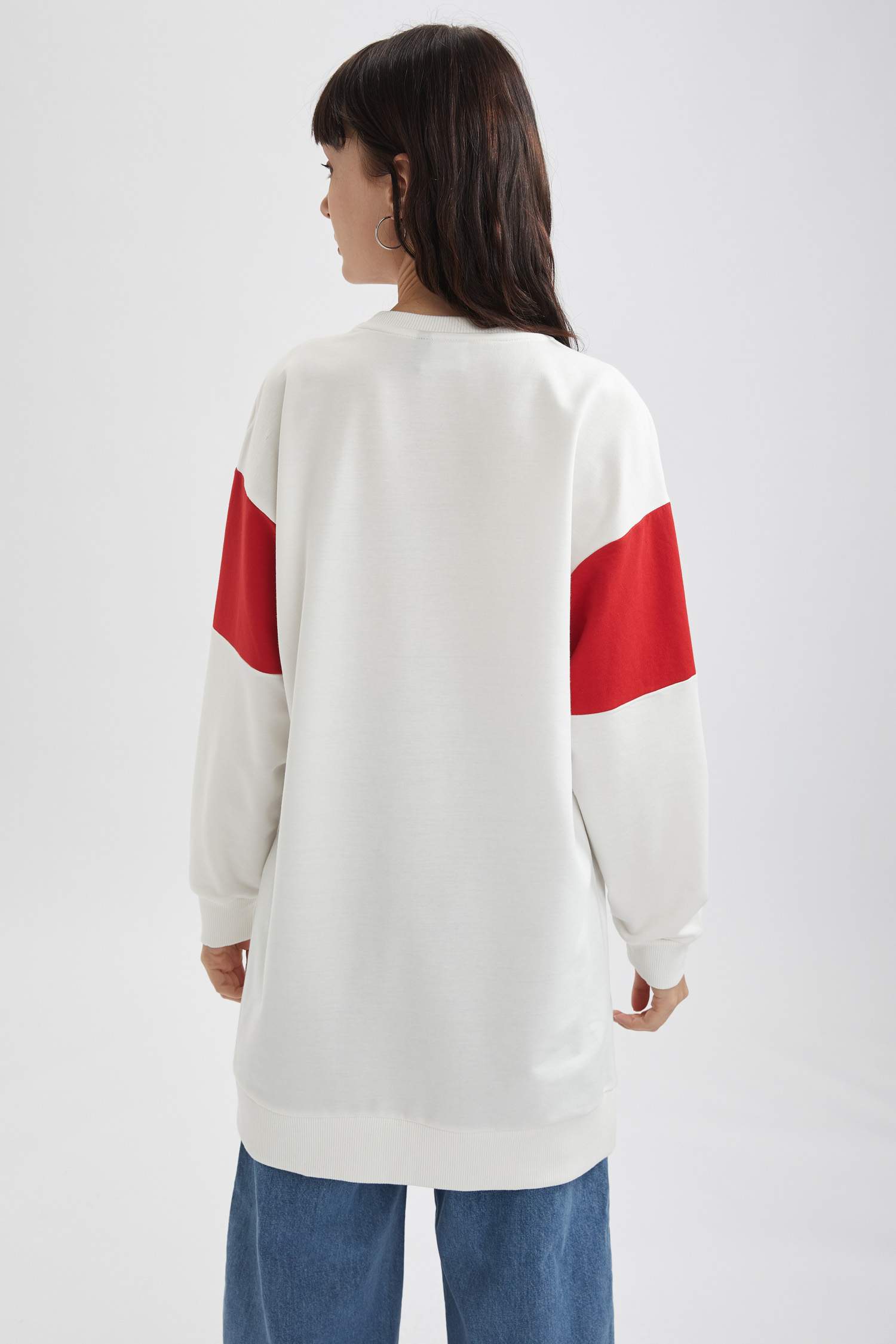 Mickey Mouse Lisanslı Relax Fit Sweat Tunik