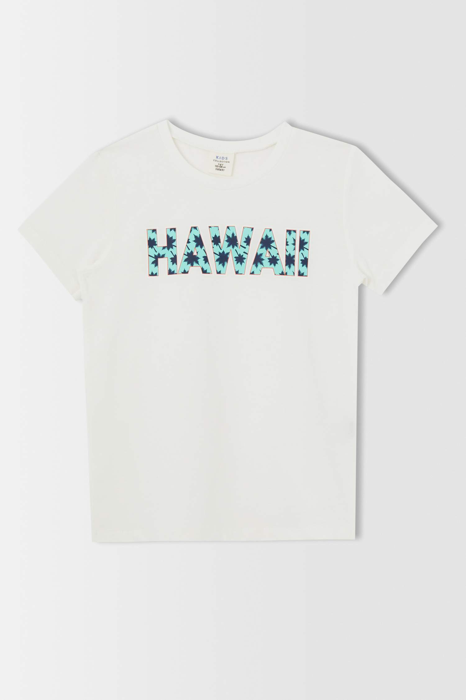 Erkek Çocuk Hawai Baskılı Kısa Kollu Pijama Takimi