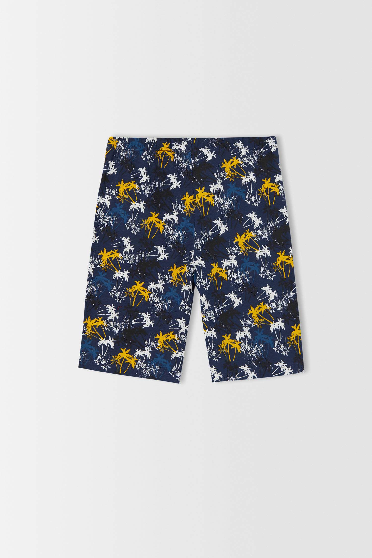 Erkek Çocuk Hawai Baskılı Kısa Kollu Pijama Takimi