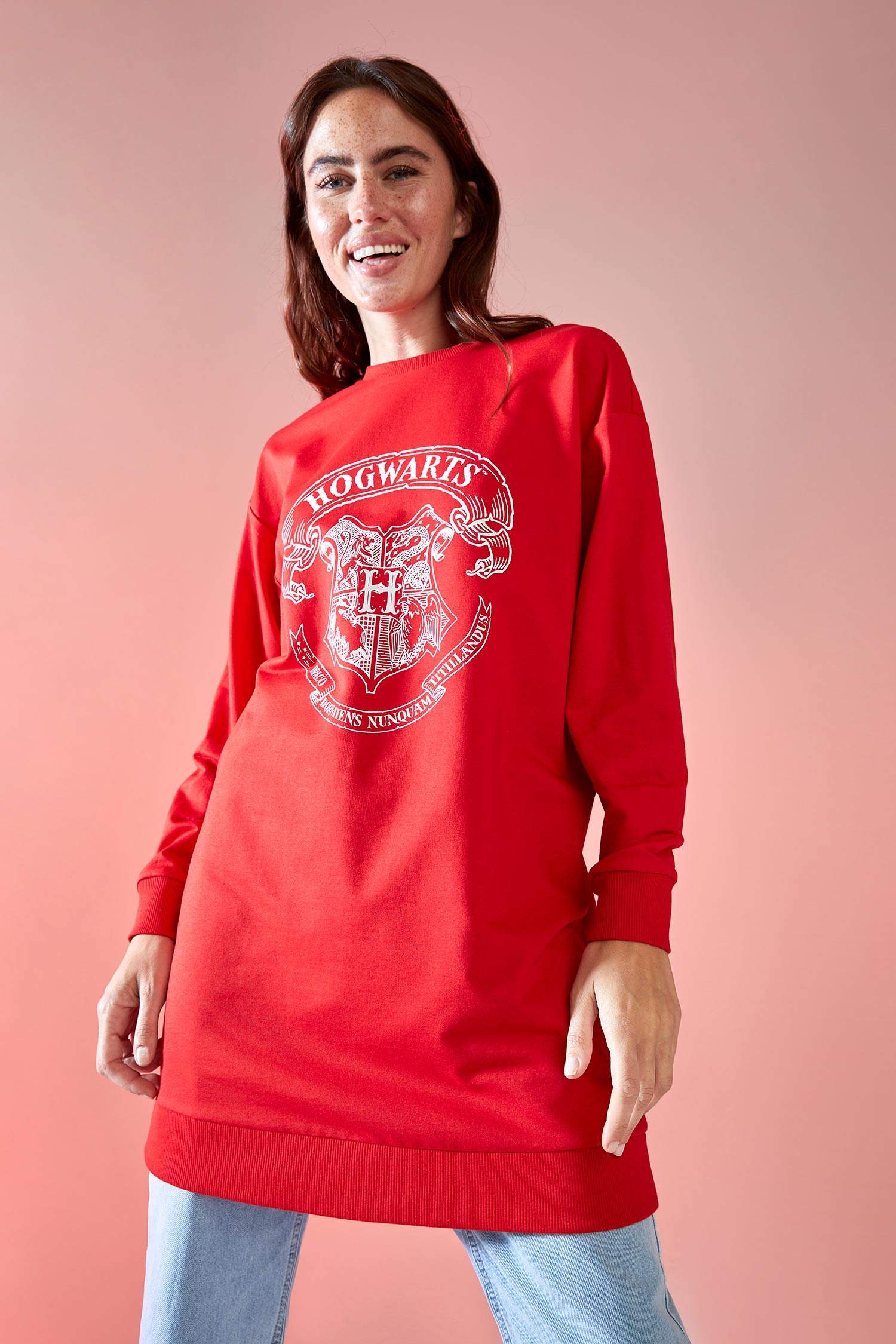 Harry Potter Lisanslı Relax Fit Sweat Tunik