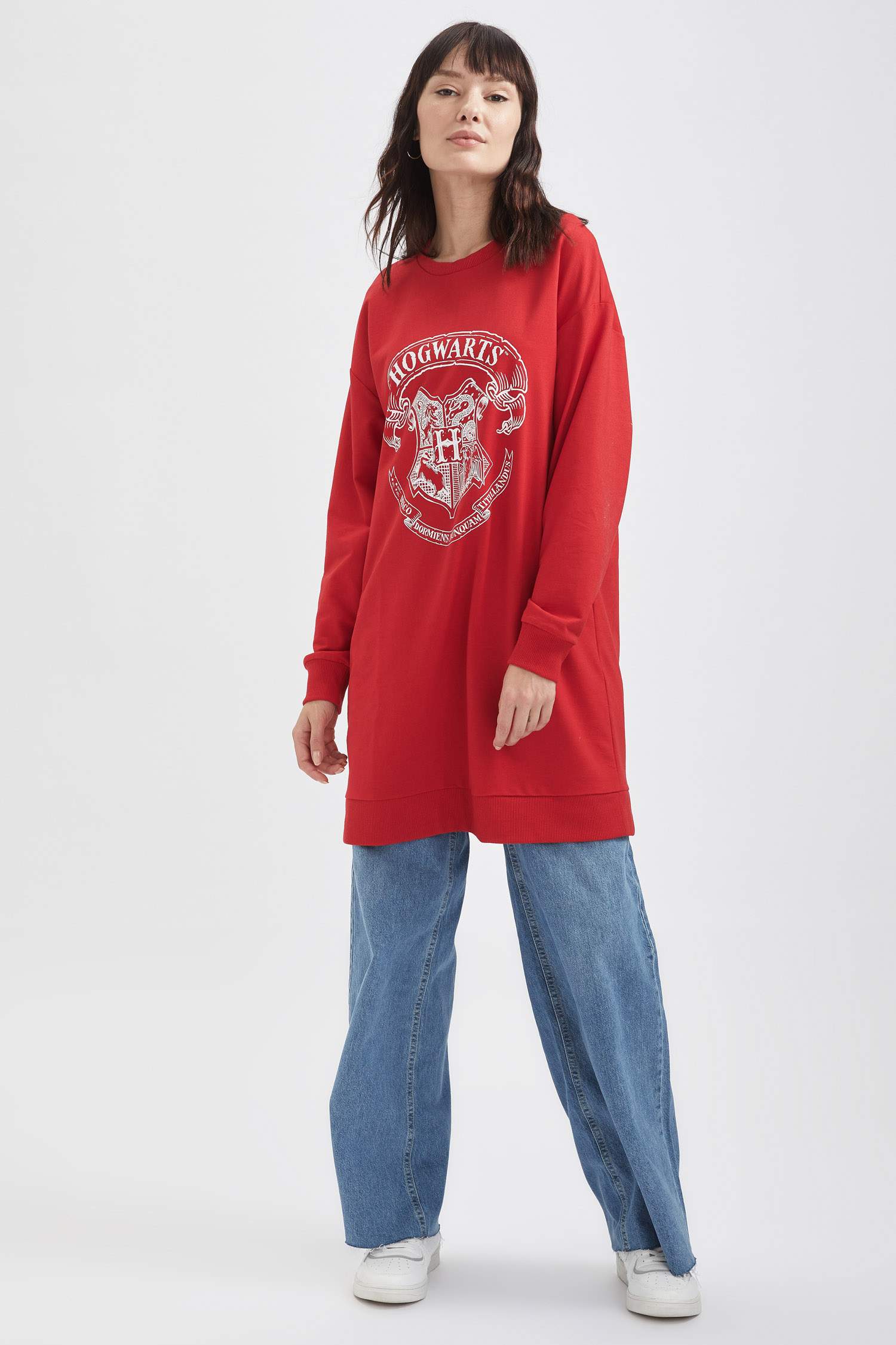 Harry Potter Lisanslı Relax Fit Sweat Tunik