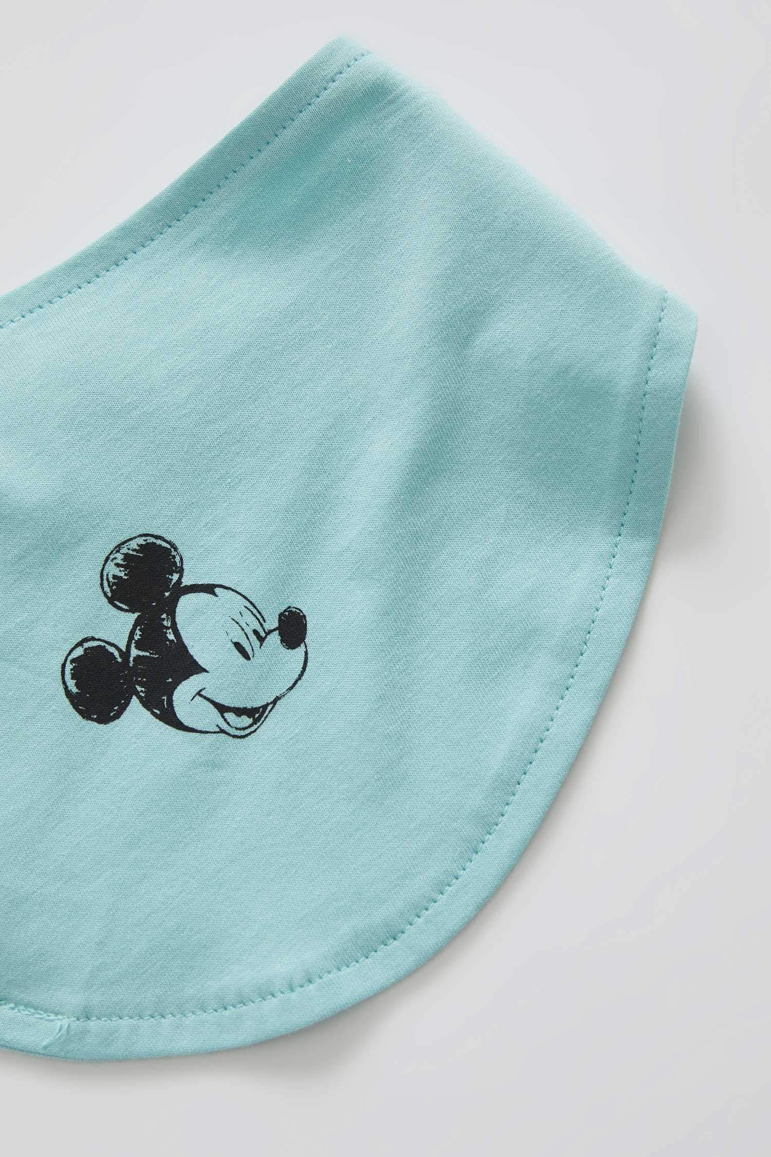 Erkek Bebek Mickey Mouse Lisanslı Yeni Doğan 3'lü Takım
