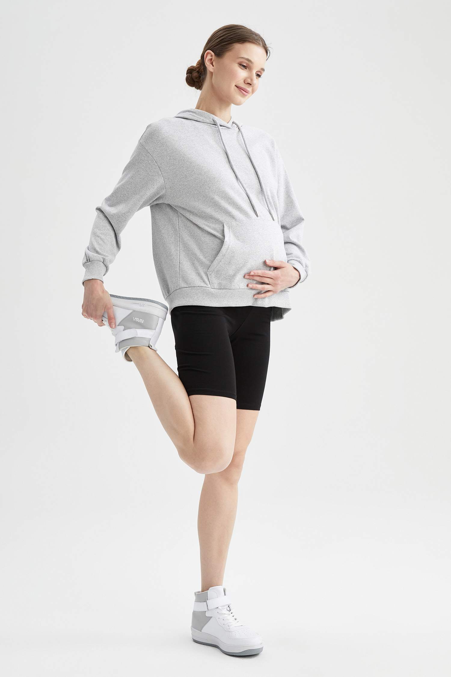 Skinny Fit Örme Hamile Alt