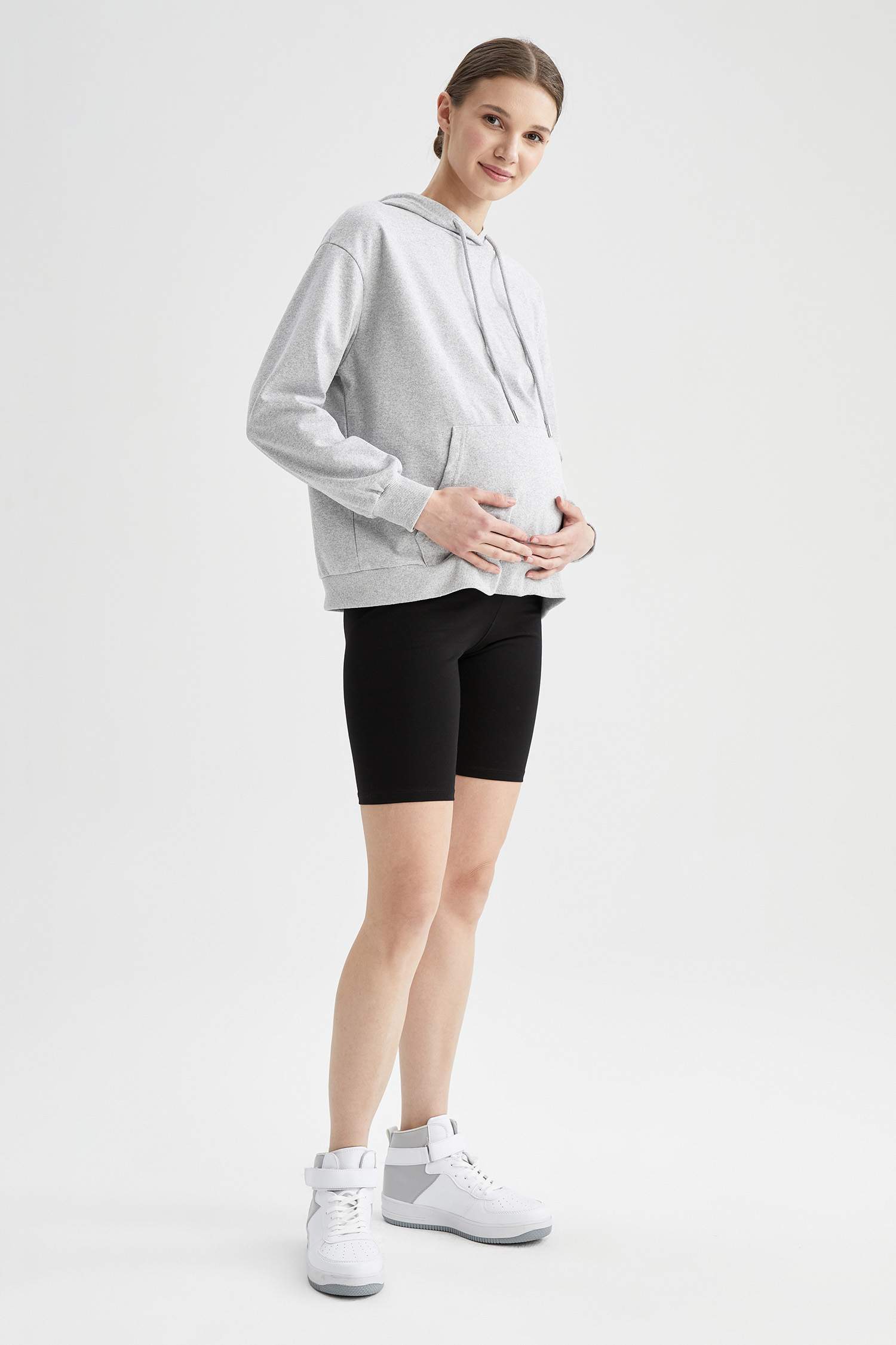 Skinny Fit Örme Hamile Alt