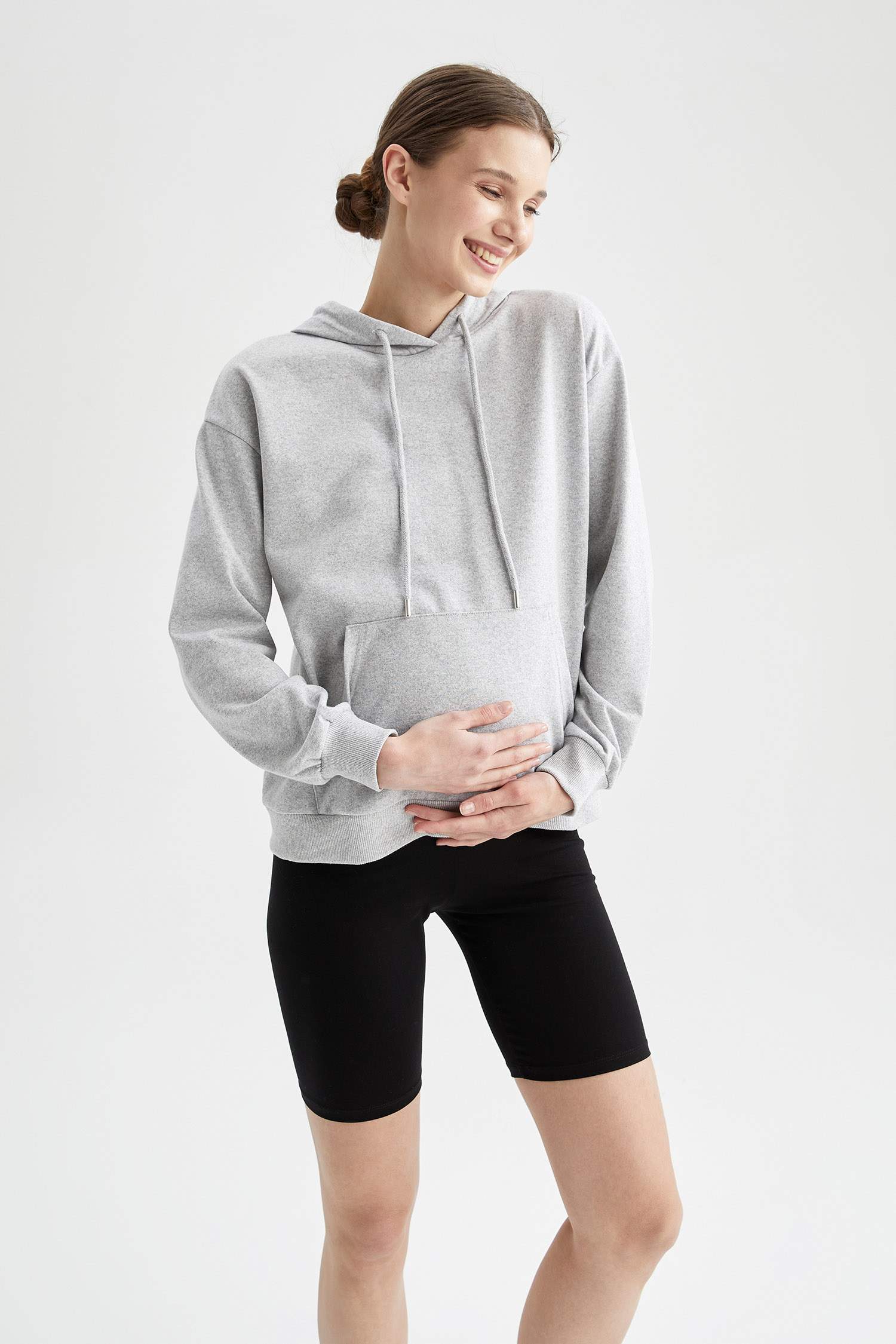 Skinny Fit Örme Hamile Alt