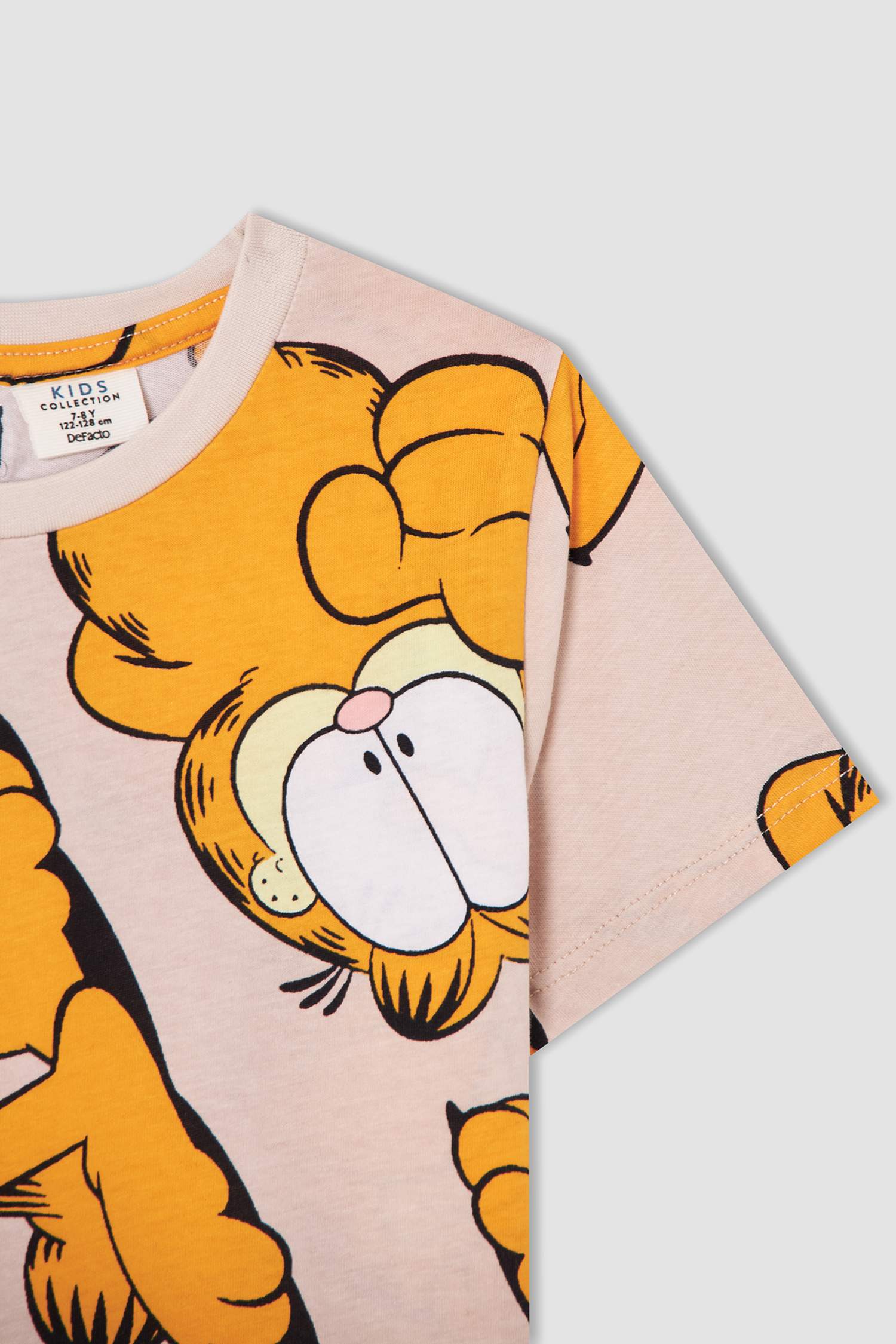 Erkek Çocuk Garfield Lisanslı Kısa Kollu Tişört