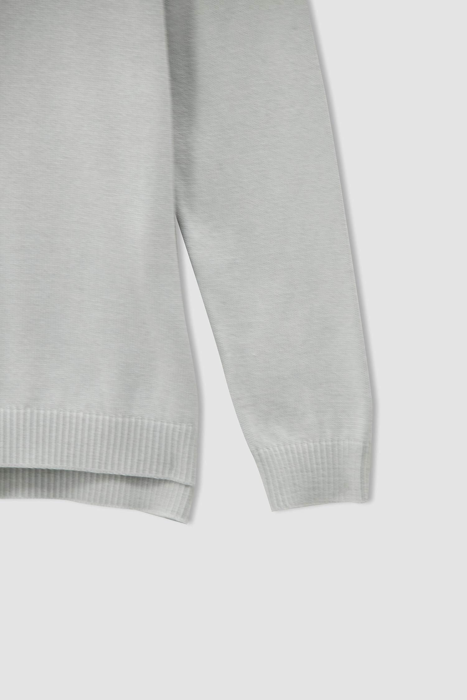 Kız Çocuk Regular Fit Basic Kazak