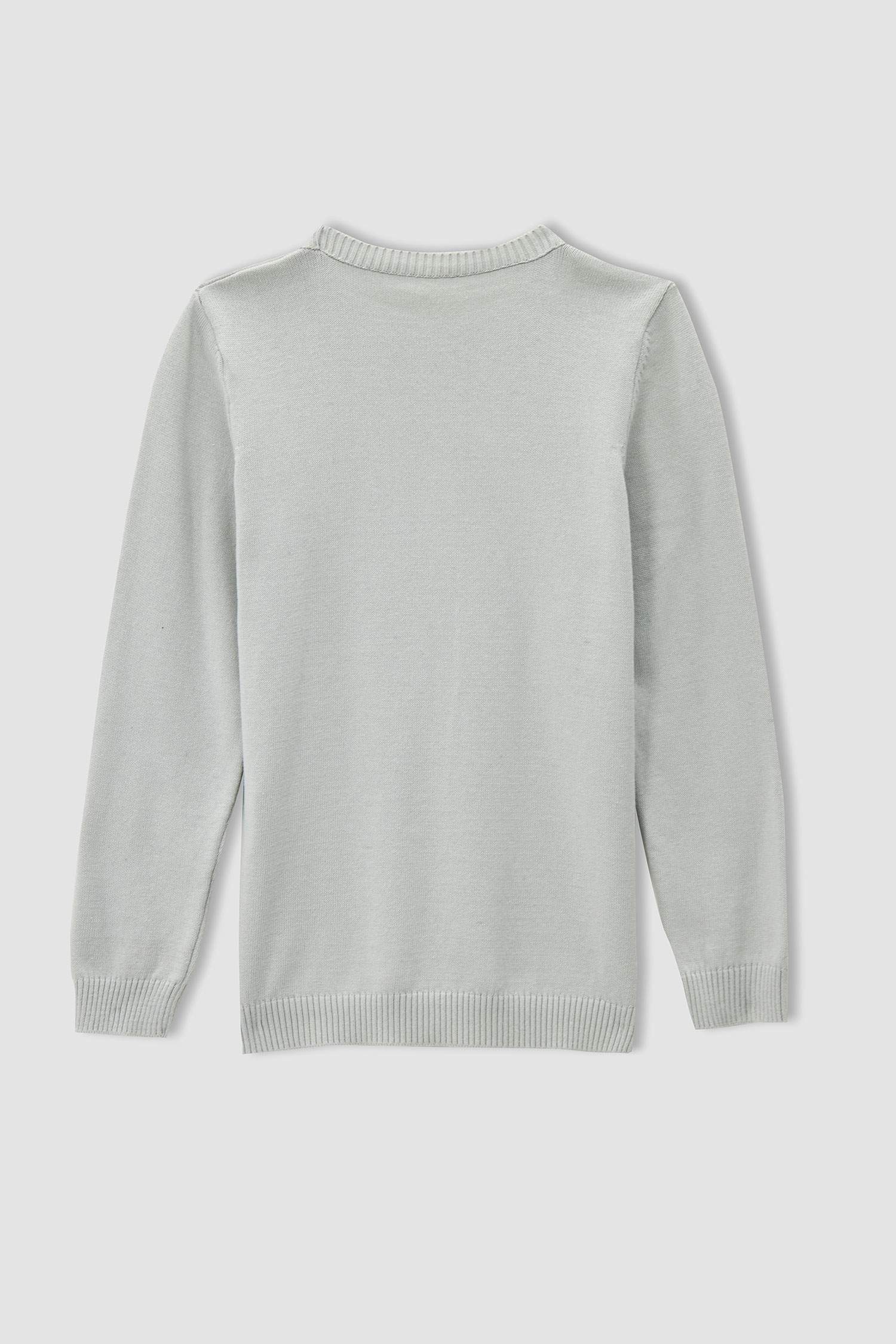 Kız Çocuk Regular Fit Basic Kazak