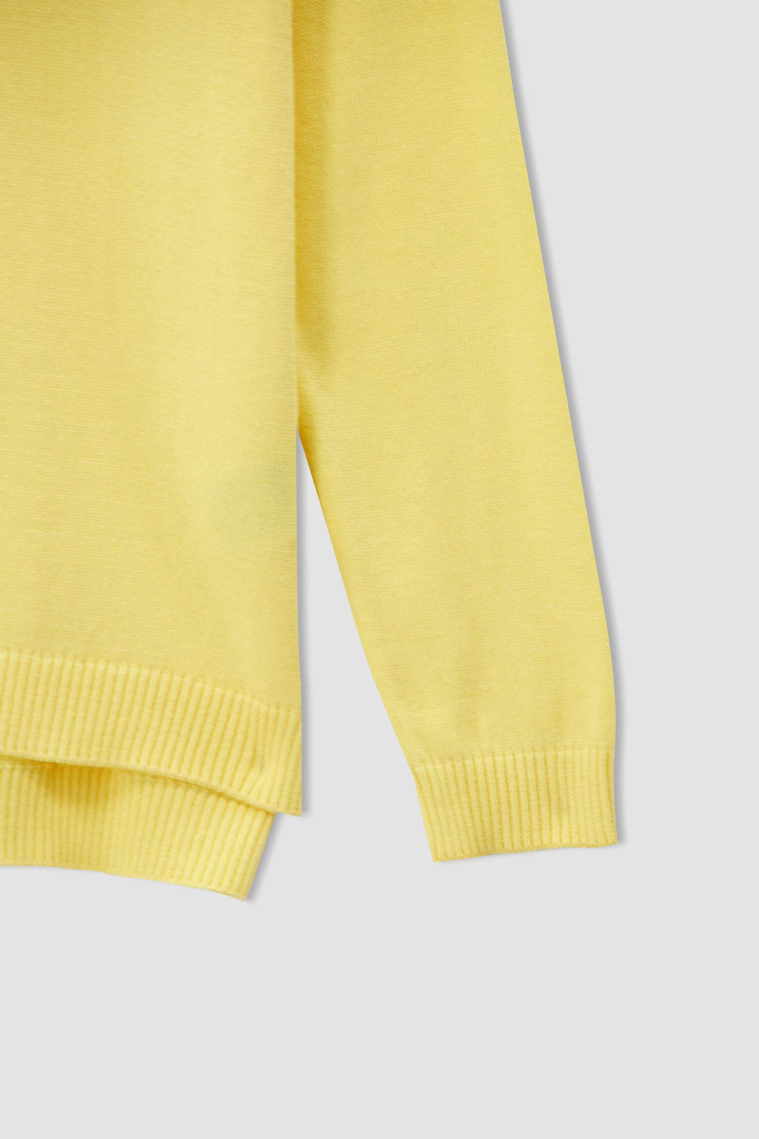 Kız Çocuk Regular Fit Basic Kazak