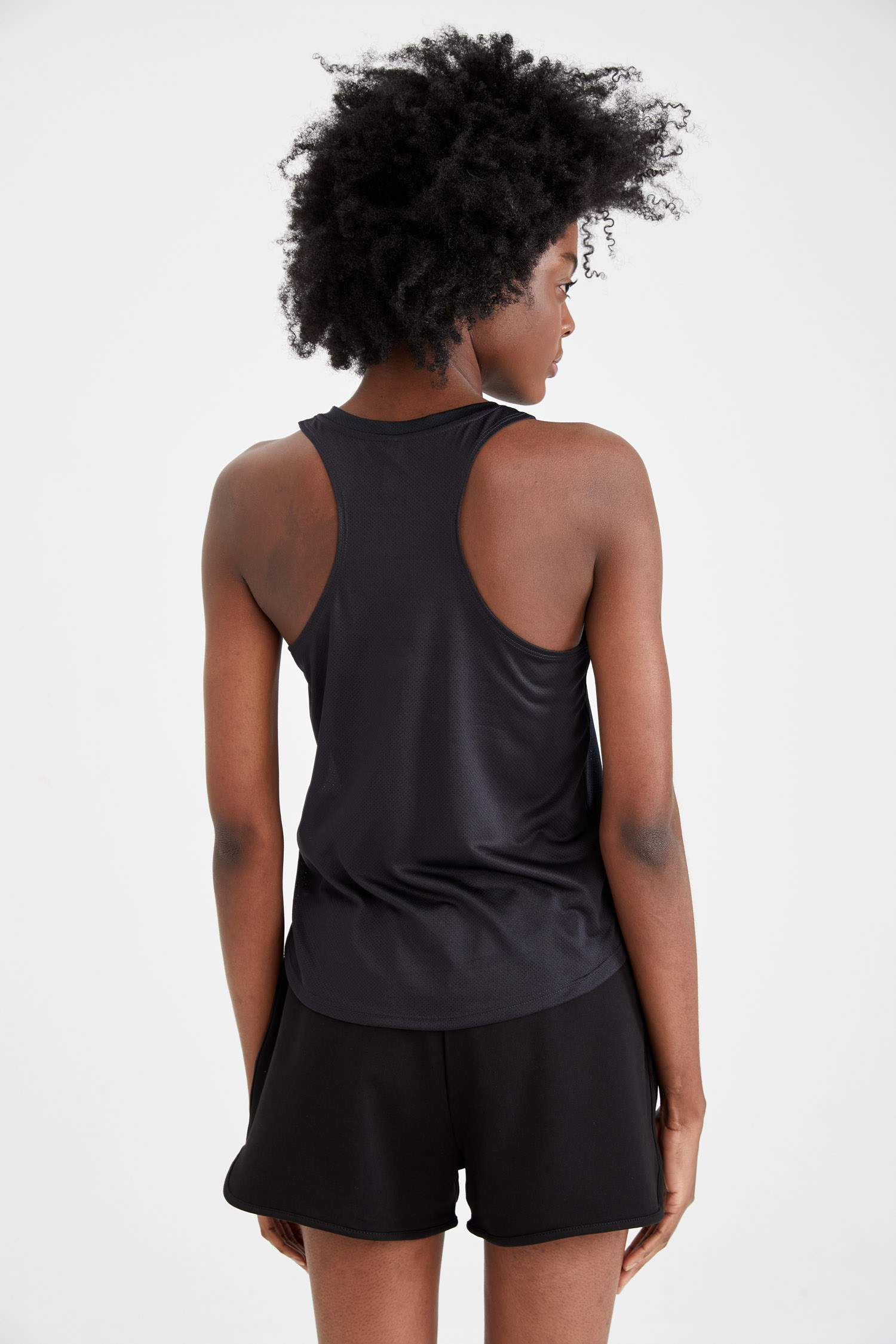 Halter Yaka Basic Regular Fit Spor Atlet