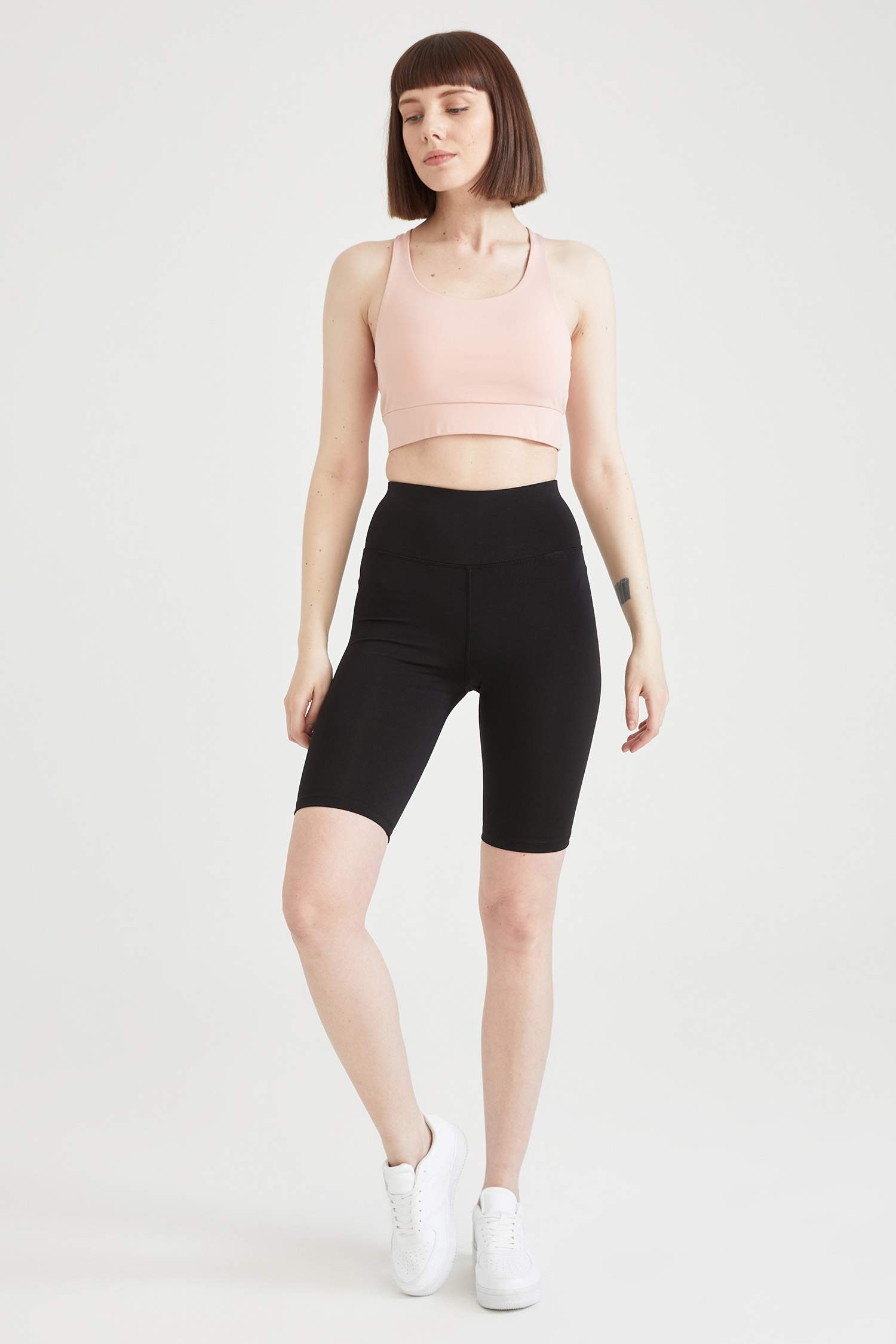 Halter Yaka Çıkarılabilir Pedli 2'li Spor Sütyen