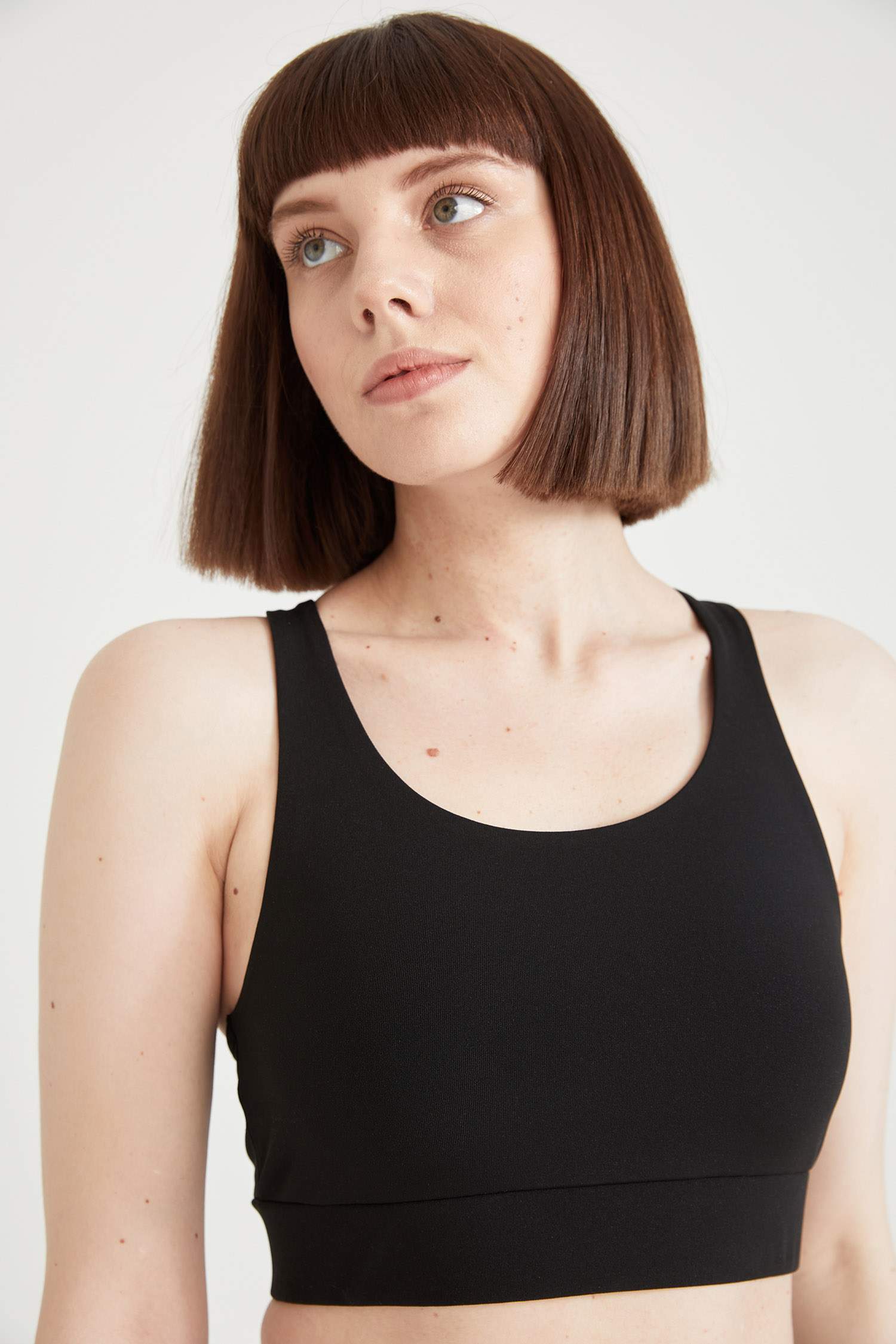 Halter Yaka Çıkarılabilir Pedli 2'li Spor Sütyen