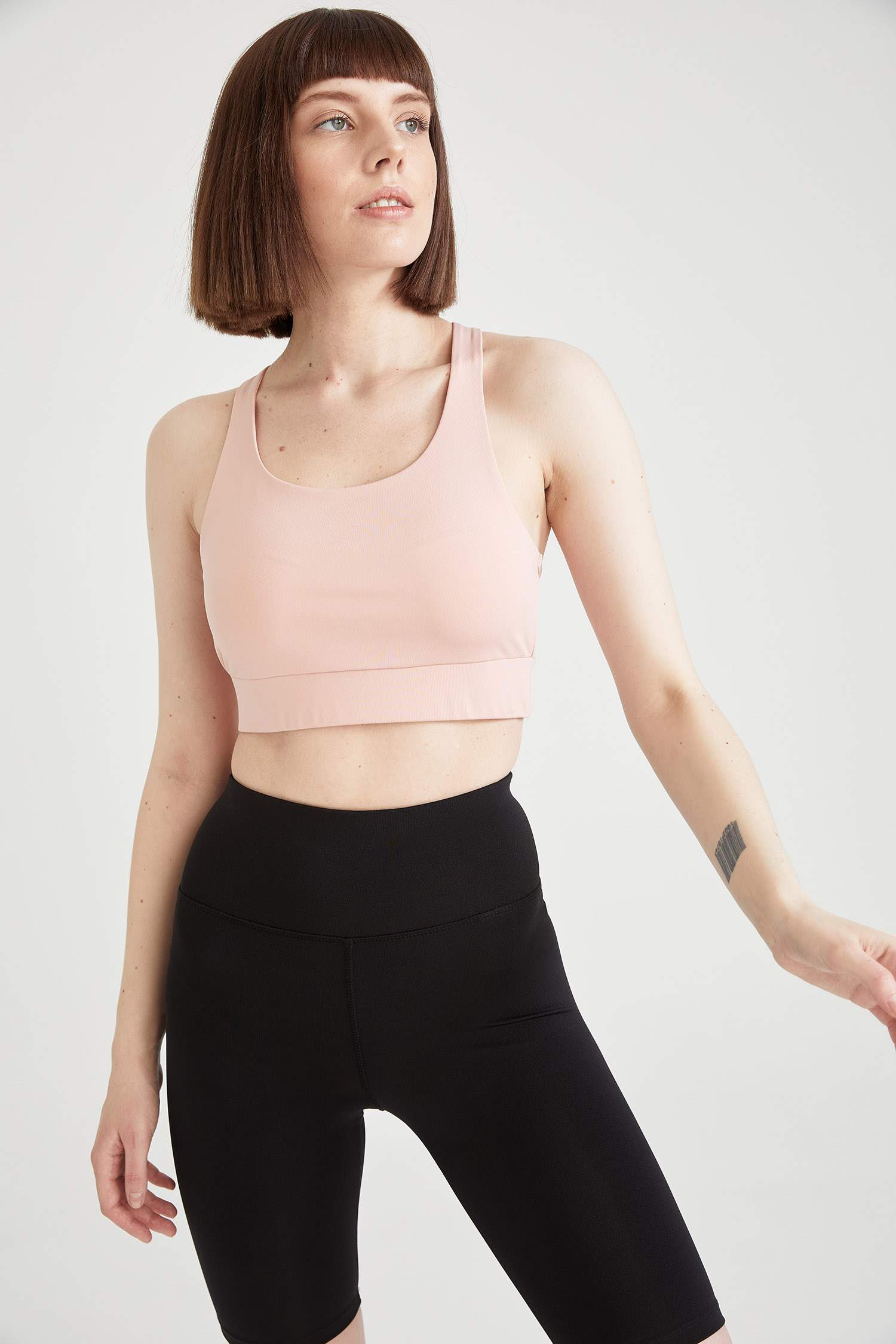 Halter Yaka Çıkarılabilir Pedli 2'li Spor Sütyen