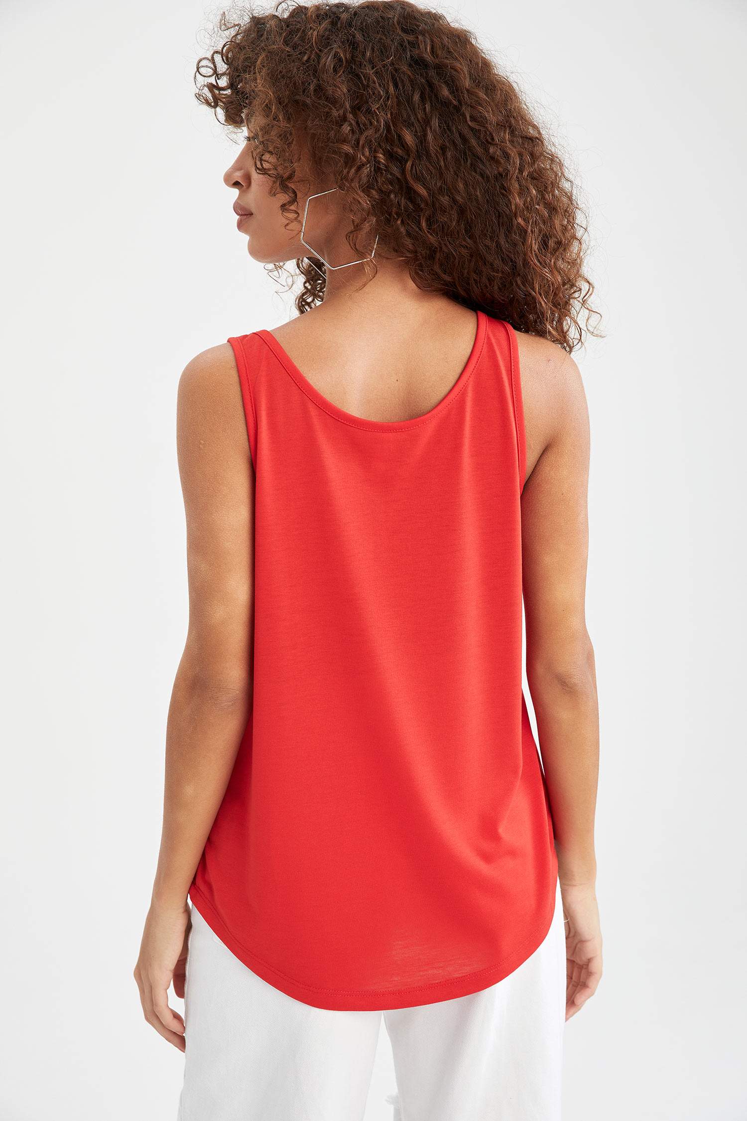 Slogan Baskılı Regular Fit Atlet