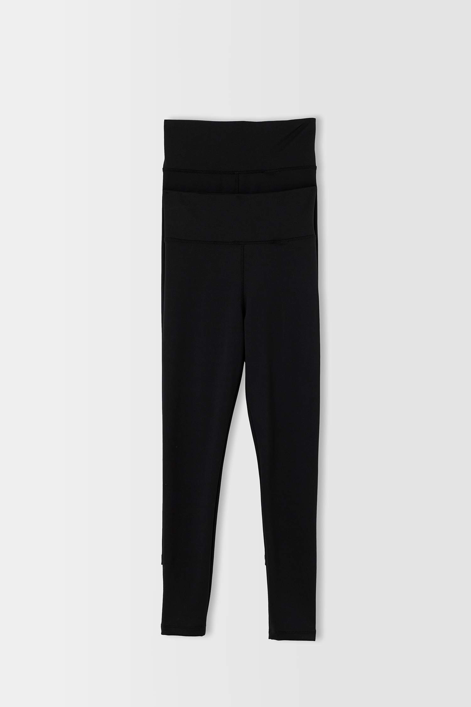 Slim Fit Yüksek Bel 2'li Spor Tayt
