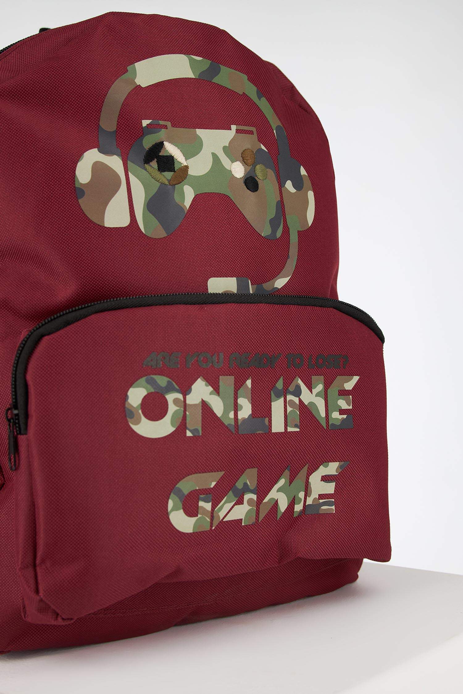 Erkek Çocuk Gamer Baskılı Nakışlı Sırt Çantası
