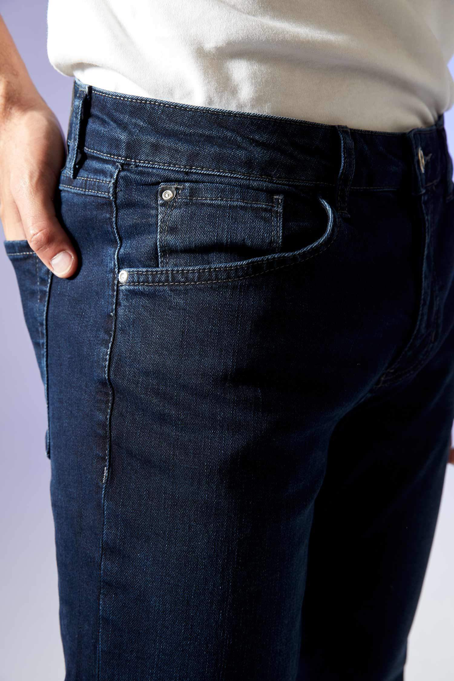 Regular Comfort Fit Normal Bel Boru Paça Jean Pantolon
