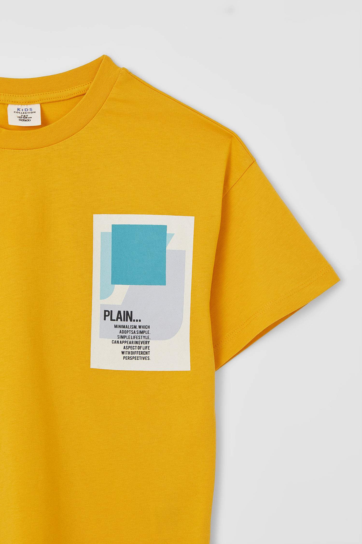 Erkek Çocuk Oversize Fit Slogan Baskılı Kısa Kollu Tişört