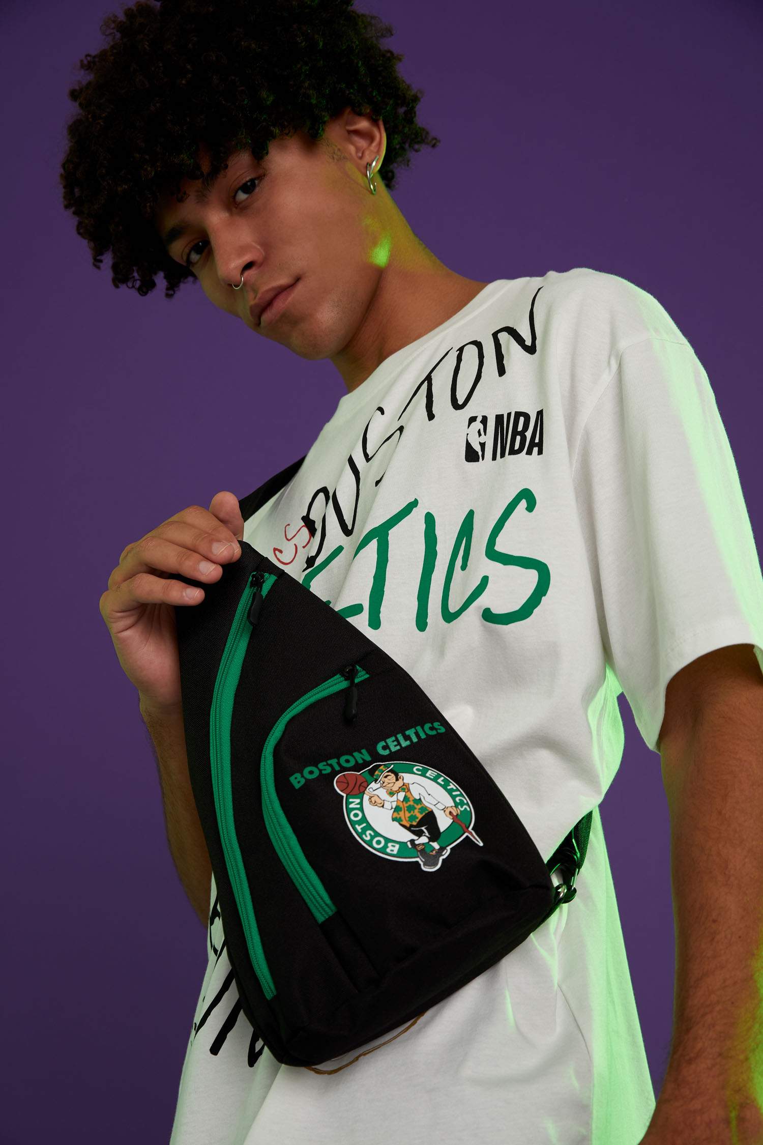 NBA Boston Celtics Lisanslı Göğüs Çantası