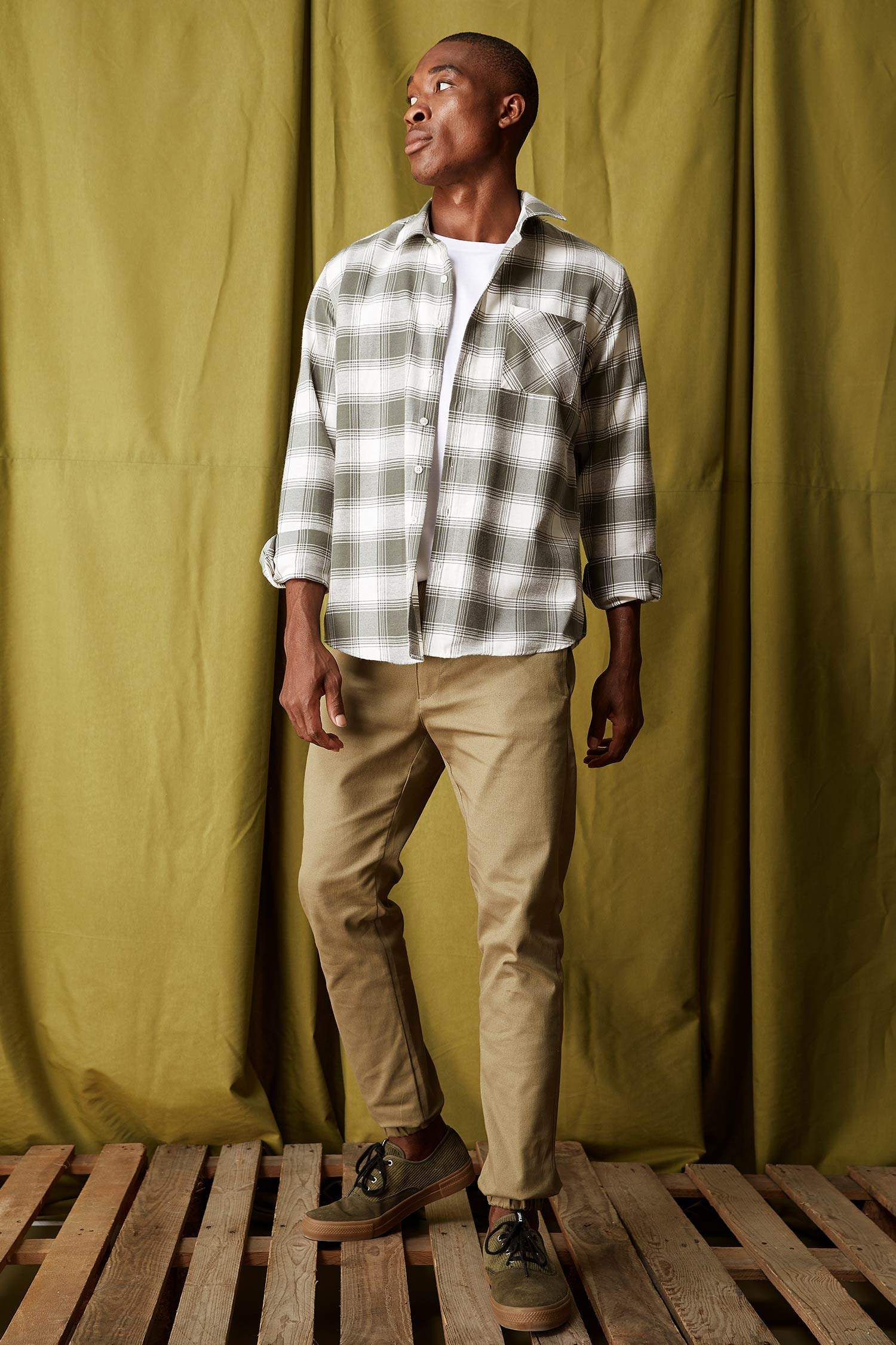 Modern Fit Uzun Kollu Ekose Gömlek