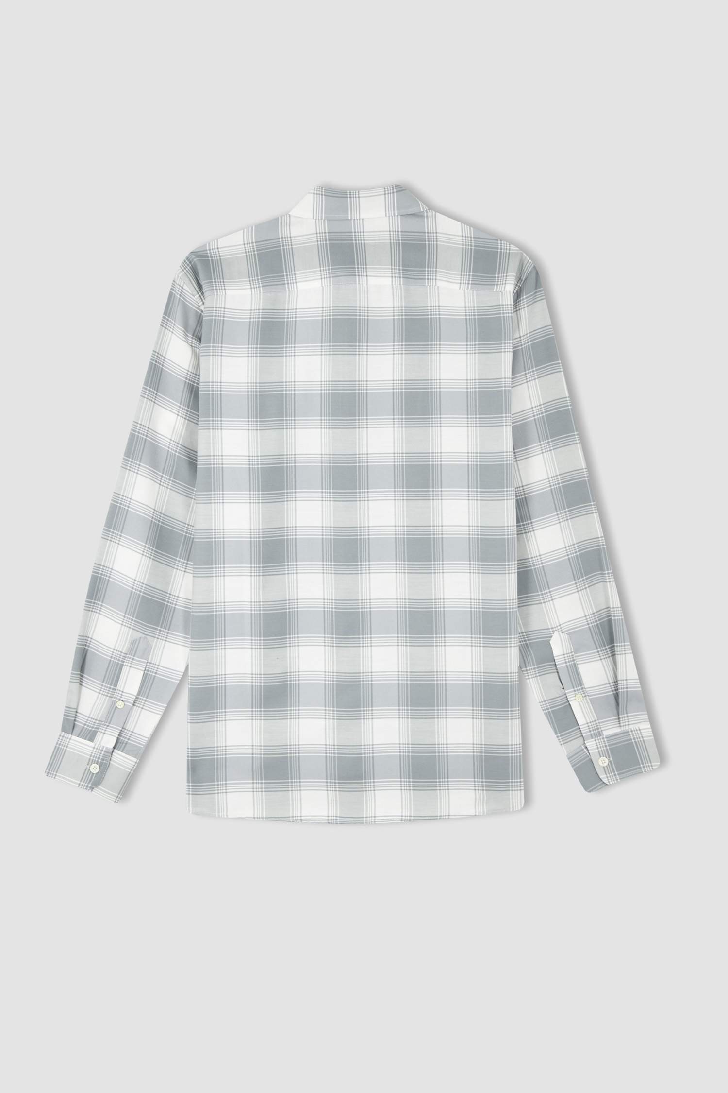 Defacto Modern Fit Kareli Uzun Kollu Gömlek. 9 Defacto Modern Fit Kareli Uzun Kollu Gömlek. 9