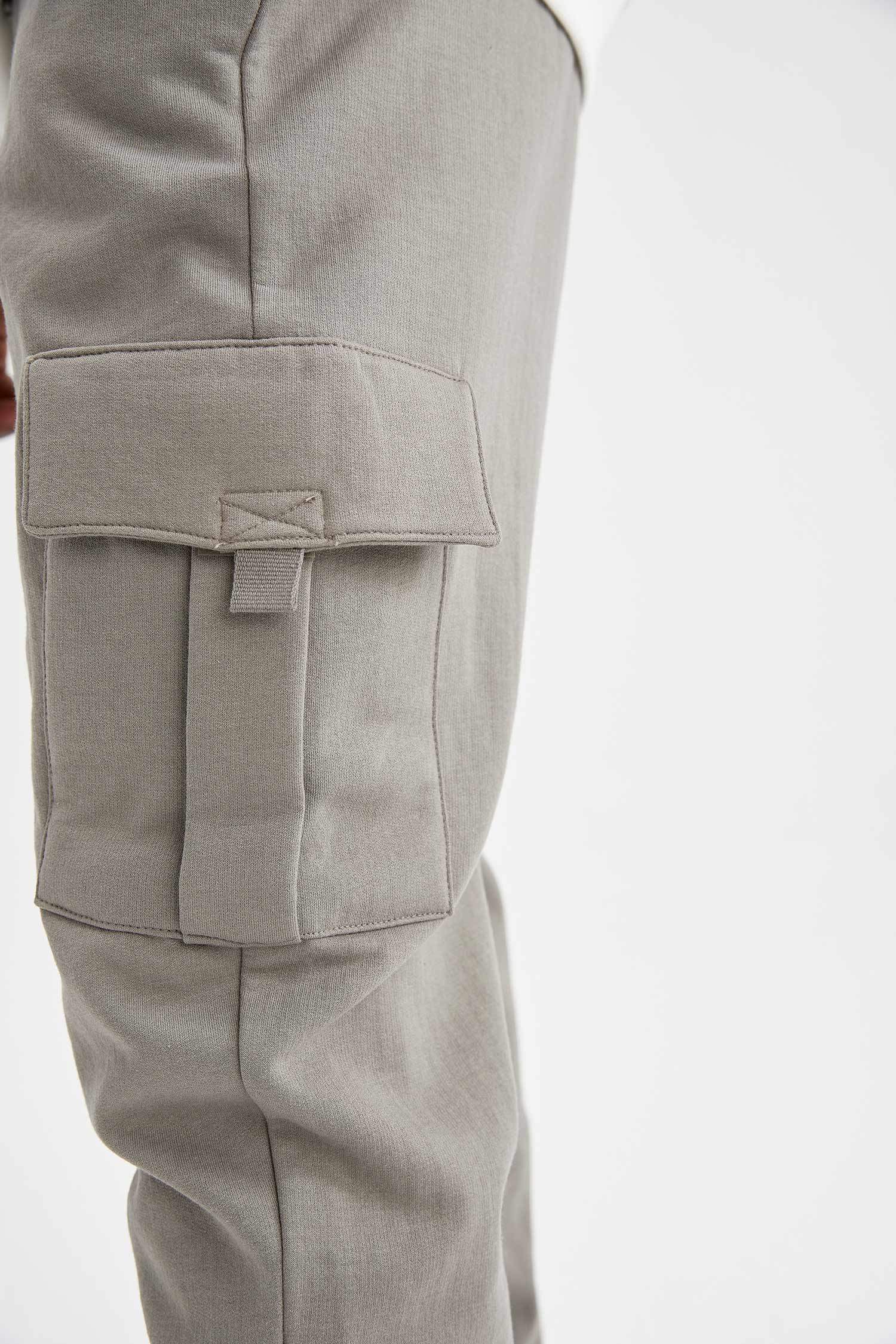 Slim Fit Kargo Cepli Jogger Eşofman Altı