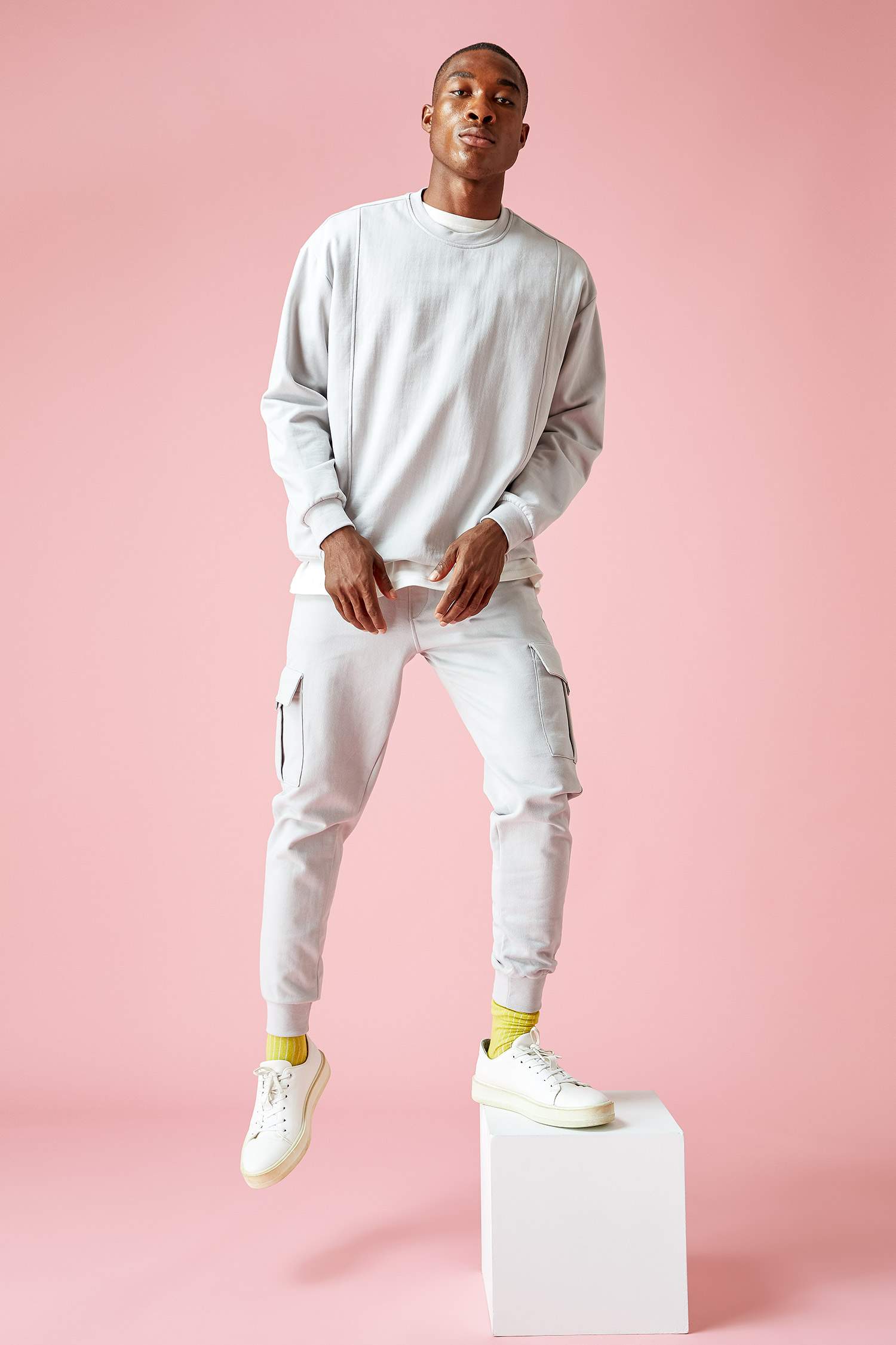 Slim Fit Kargo Cepli Jogger Eşofman Altı