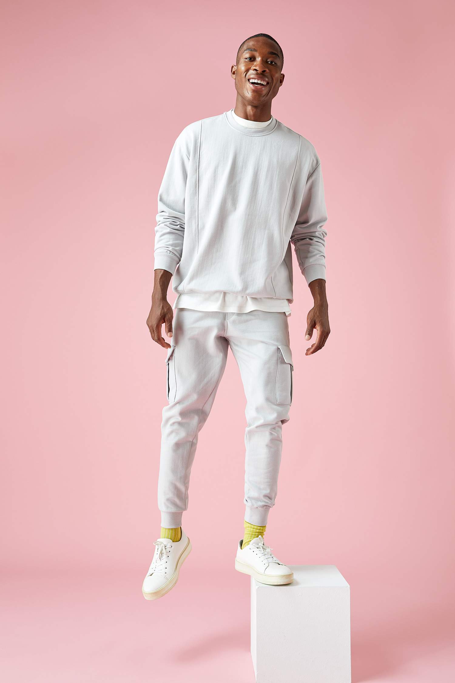 Slim Fit Kargo Cepli Jogger Eşofman Altı