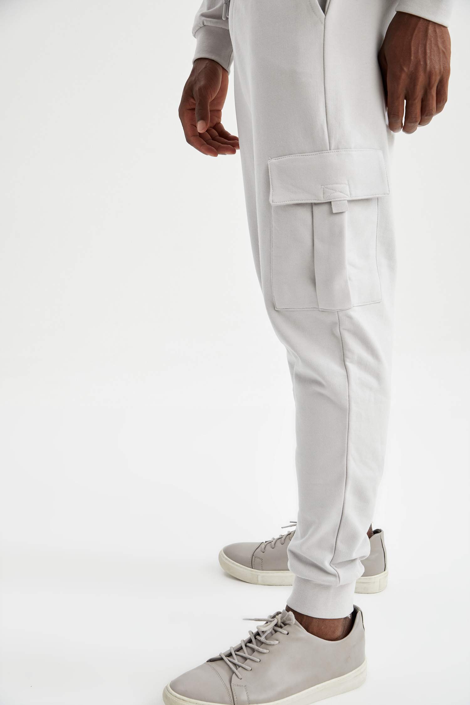 Slim Fit Kargo Cepli Jogger Eşofman Altı